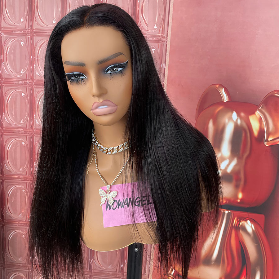 20 Inches Straight Natural Black 9X6 Wear&Go Skinlike HD Lace Wig - Lightly Used Sample | Perfect for Daily Wear, Cosplay & Special Occasions