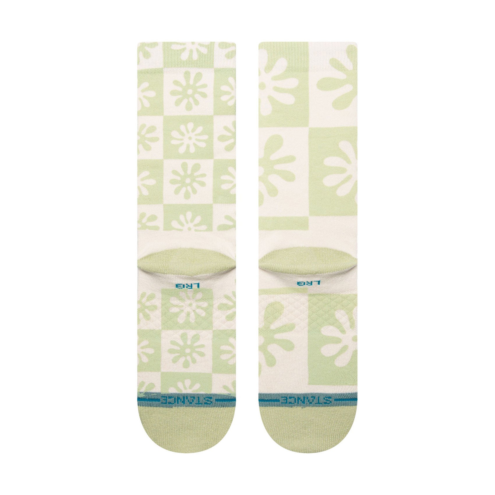 Premium Adult Crew Socks - Poppins Style in Sage Green | Comfortable Cotton Socks for Men & Women | Perfect for Work, Sports & Everyday Wear