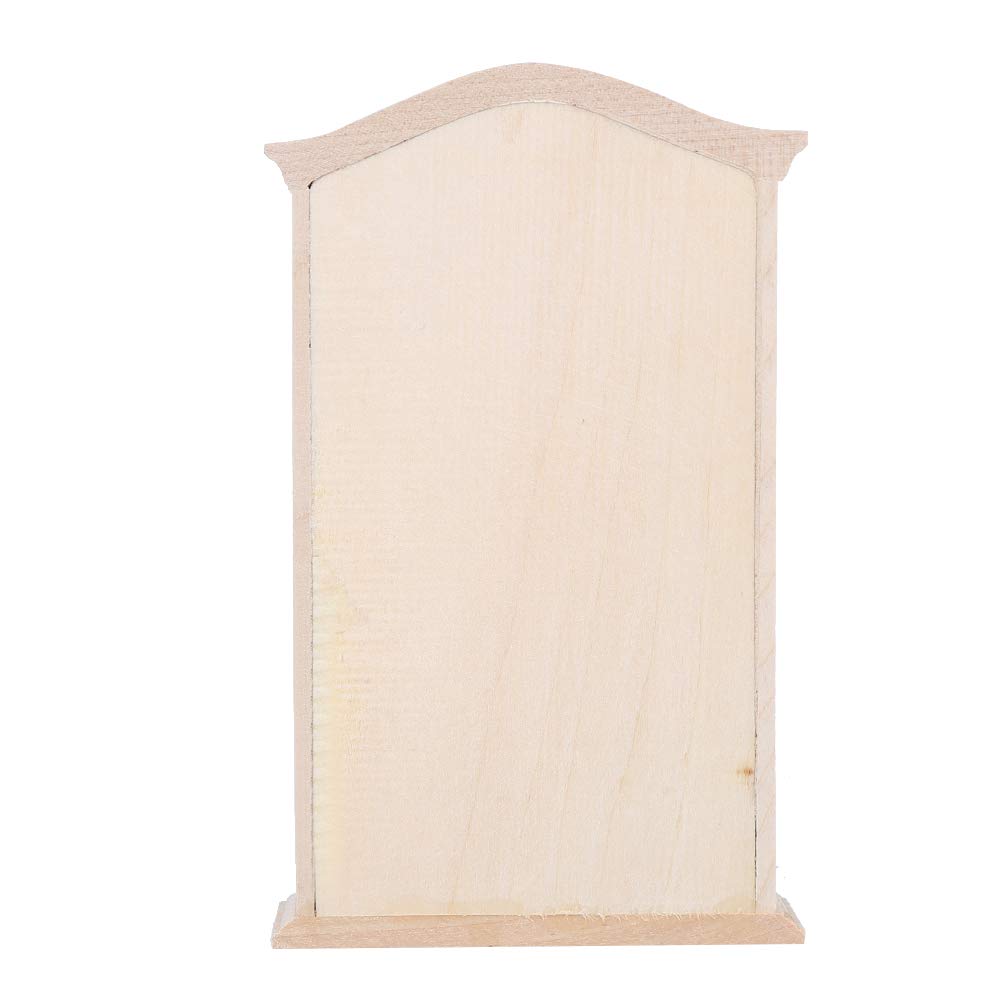 1:12 Scale Miniature Wooden Bookshelf for Dollhouse - Doll Furniture Accessory, DIY Dollhouse Decor, Perfect for Collectors & Kids Playroom Display