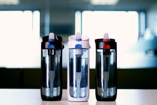 KOR Nava Insulated Stainless Steel Water Bottle 650mL (22oz) - Leak Proof, BPA Free, Keeps Drinks Cold/Hot for 24 Hours - Perfect for Gym, Hiking, Travel & Office Use