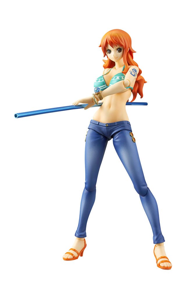 Megahouse One Piece Nami Variable Action Hero Figure - Anime Collectible for Display & Gifts - Perfect for Fans, Home Decor, and Office Showcase