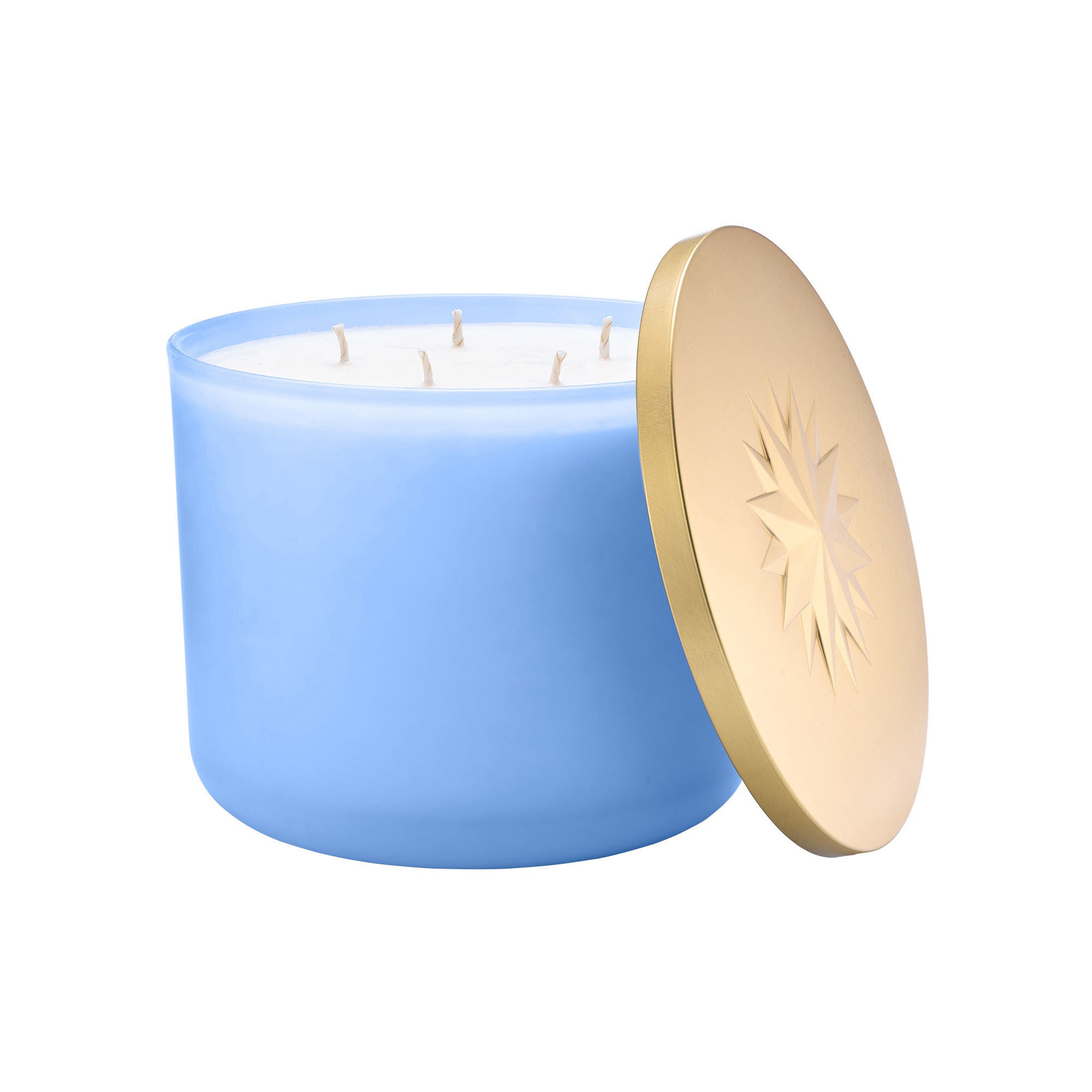 Cloudline 5 Wick Luxury Scented Candle - Long Lasting Aromatherapy Candles for Home, Spa, Yoga & Relaxation - Vanilla Lavender Scent