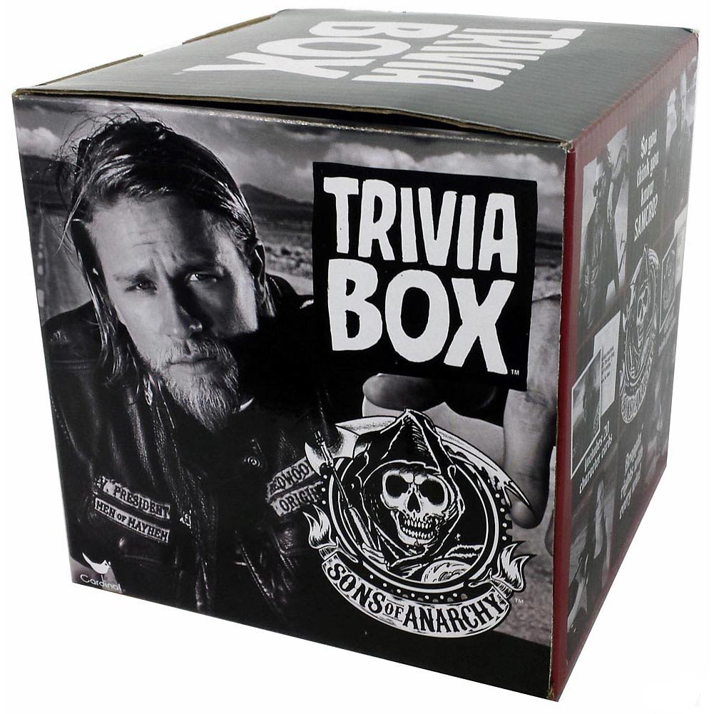 Cardinal Games Trivia Box - Sons of Anarchy Edition | TV Show Themed Board Game for Adults & Fans | Perfect for Game Nights, Parties & Family Gatherings