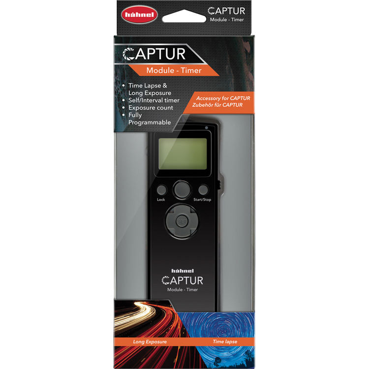 Hahnel Captur Timer Module for Canon Nikon DSLR Cameras - Wireless Remote Control for Photography, Time-Lapse & Long Exposure (Perfect for Travel, Landscape & Night Photography)