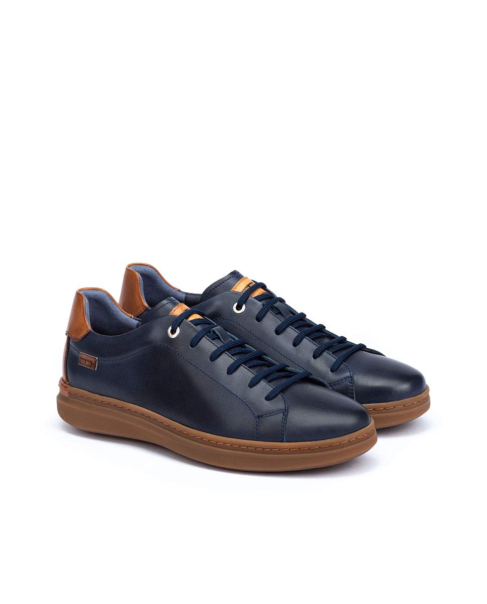 PIKOLINOS Men's Leather Sneakers - Comfortable & Stylish Casual Shoes for Walking, Travel & Everyday Wear