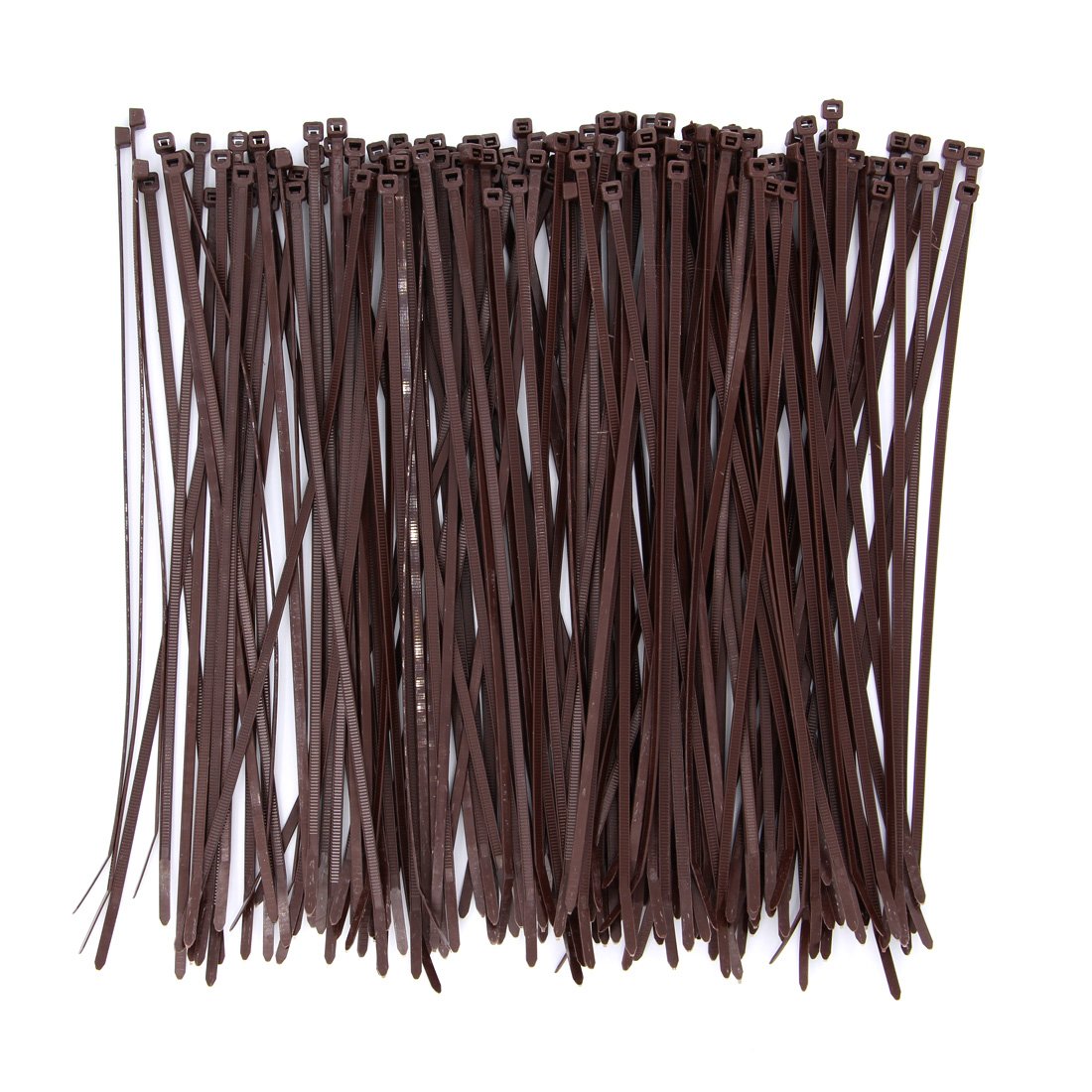 10 Inch Wide Heavy Duty Brown Wooden Zip Ties - 150 Pack Durable Cable Ties for Outdoor, Garden, Office & Kitchen Organization (Perfect for Bundling Wires, Securing Plants & Home Improvement Projects)