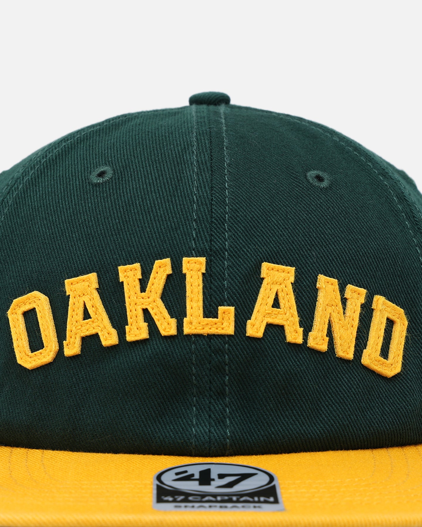47 Brand Oakland Athletics Legacy 47 Captain RL Snapback Hat - Dark Green Baseball Cap for Men, Women | Perfect for Game Day, Sports Events & Casual Wear