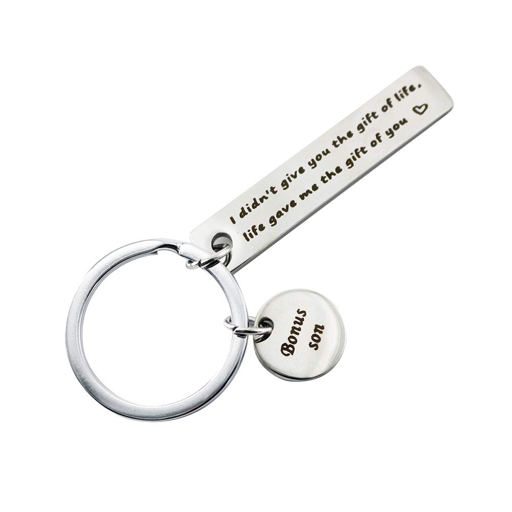 Unique Stepdaughter & Stepmother Gift Set - Heartfelt Bonus Daughter & Mom Keychains for Special Occasions | Perfect for Birthdays, Mother's Day & Family Celebrations