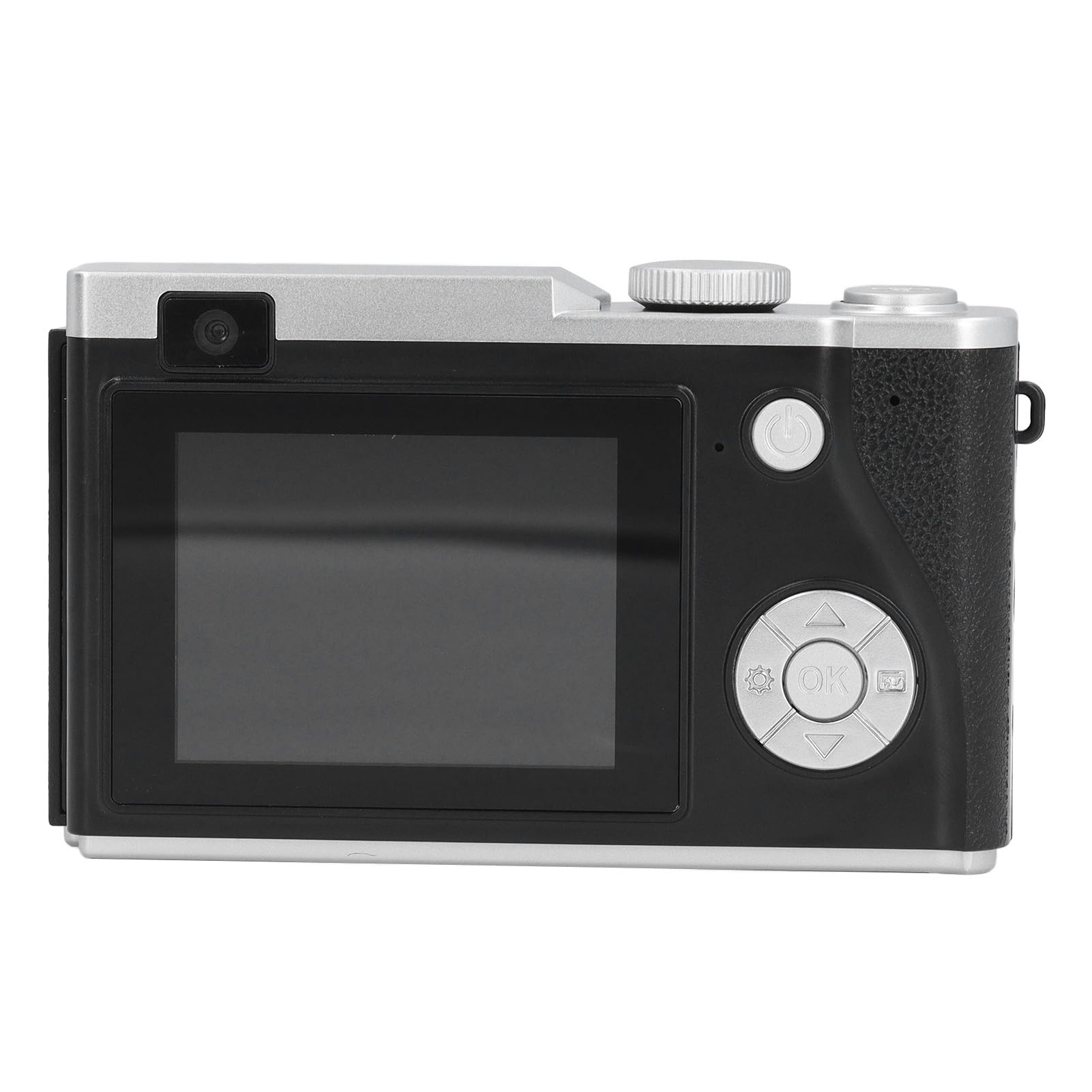 48MP Digital Camera with 1080P FHD Video, Auto Focus & 16X Digital Zoom, 2.4in IPS Screen - Compact Travel Vlogging Camera for Kids, Teens & Adults (Black) - Perfect for YouTube, TikTok, Family Trips & Outdoor Adventures