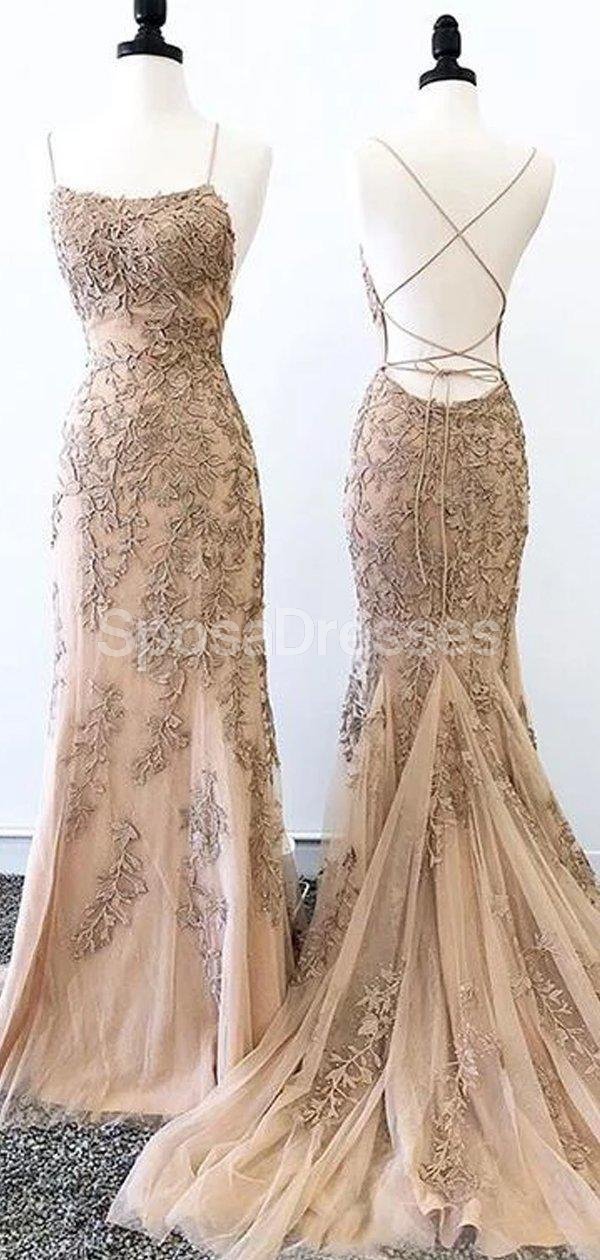 Elegant Lace Mermaid Long Evening Prom Dresses for Women - Formal Party Gowns for Homecoming, Prom Night & Special Occasions