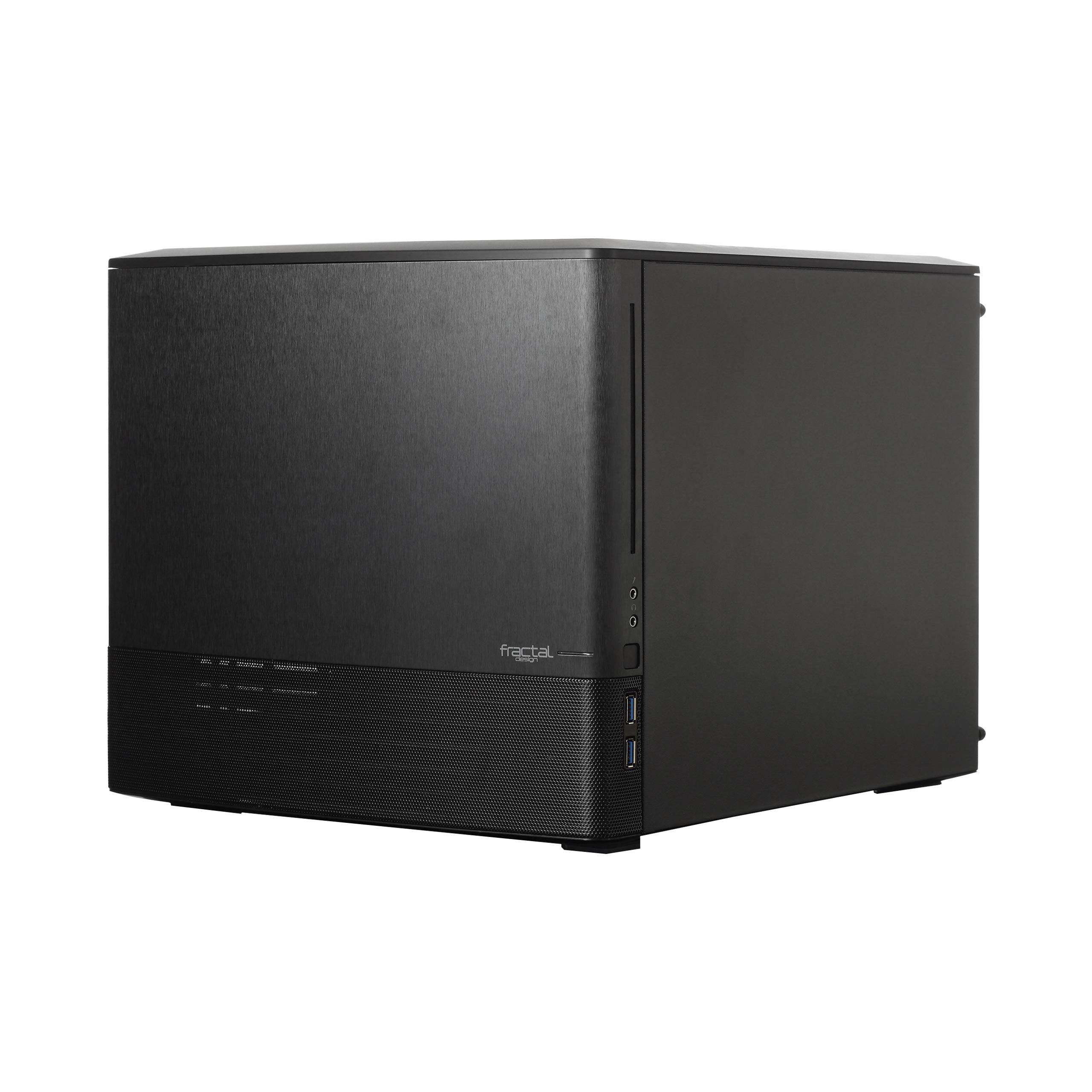 Fractal Design Node 804 Black Micro ATX Computer Case - Compact Cube PC Chassis for Gaming & Home Theater Systems