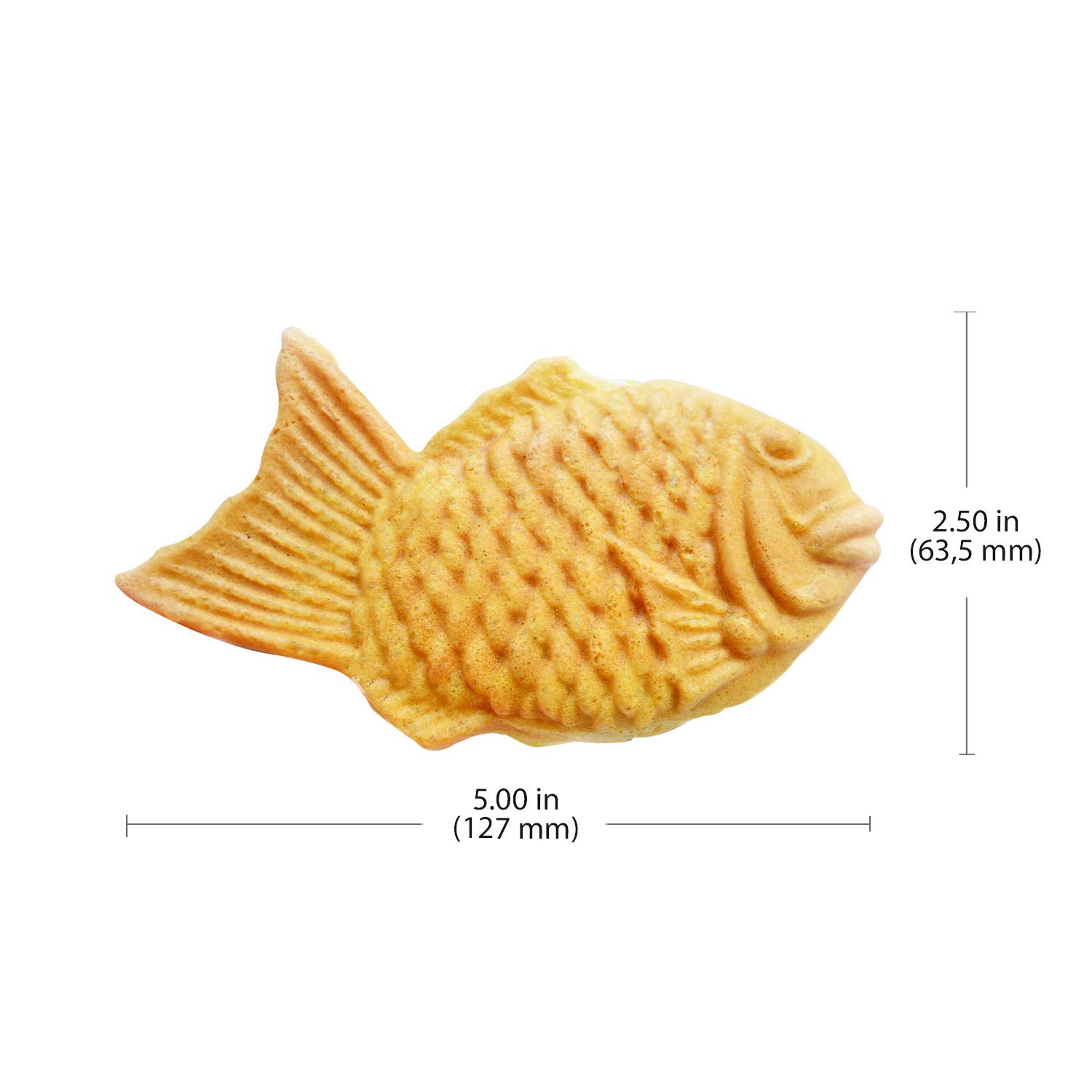 Electric Taiyaki Maker Machine - Nonstick Fish Waffle Cone Baker with 6 Cavities | 110V Commercial-Grade Kitchen Appliance for Home & Business Use | Perfect for Japanese Desserts, Street Food & Ice Cream Cones
