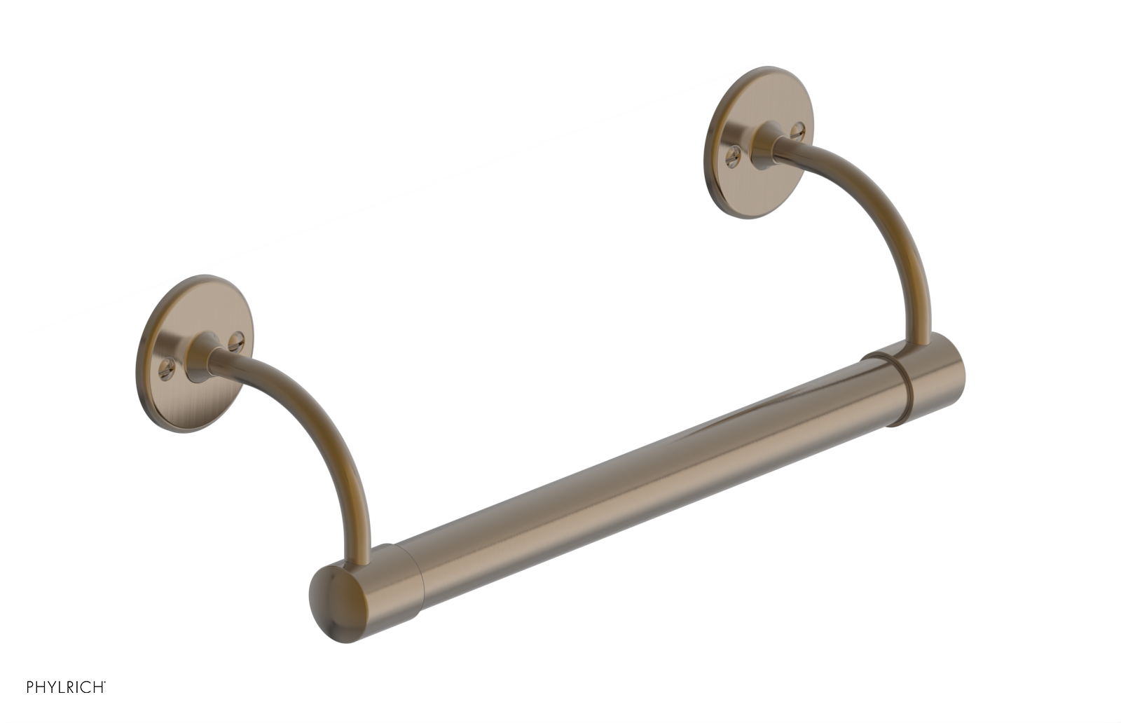 Jamestown 12-Inch Towel Bar in Brushed Nickel - 165 69 - Perfect for Bathroom, Kitchen, and Spa Decor