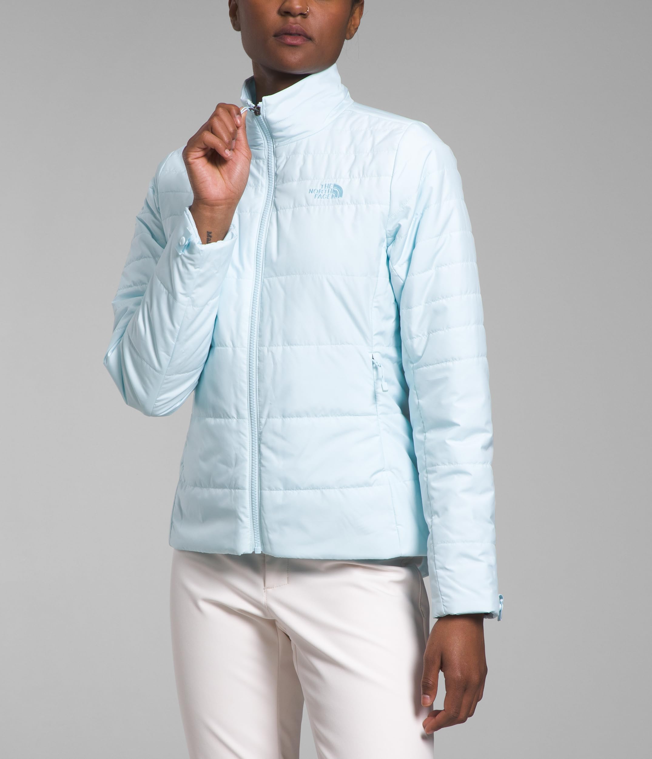 The North Face Women's Clementine Triclimate Jacket - Size S, Dark Sage/Paper Half Dome Print - Waterproof & Windproof 3-in-1 Parka for Hiking, Camping & Outdoor Adventures