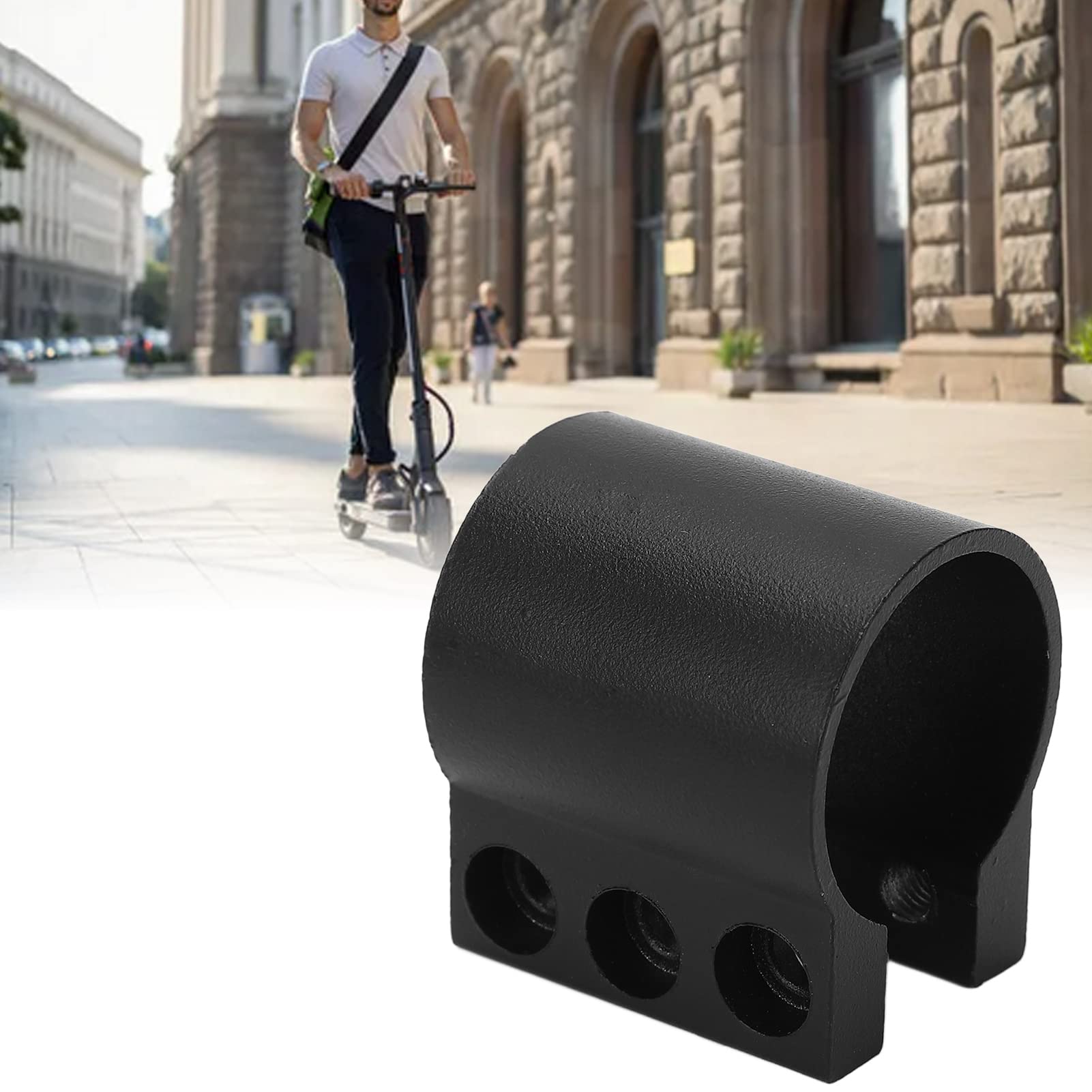10 Inch Aluminum Alloy Electric Scooter Folding Clamp - Heavy Duty Vertical Rod Lock for Scooter Accessories | Perfect for Commuting & Urban Travel