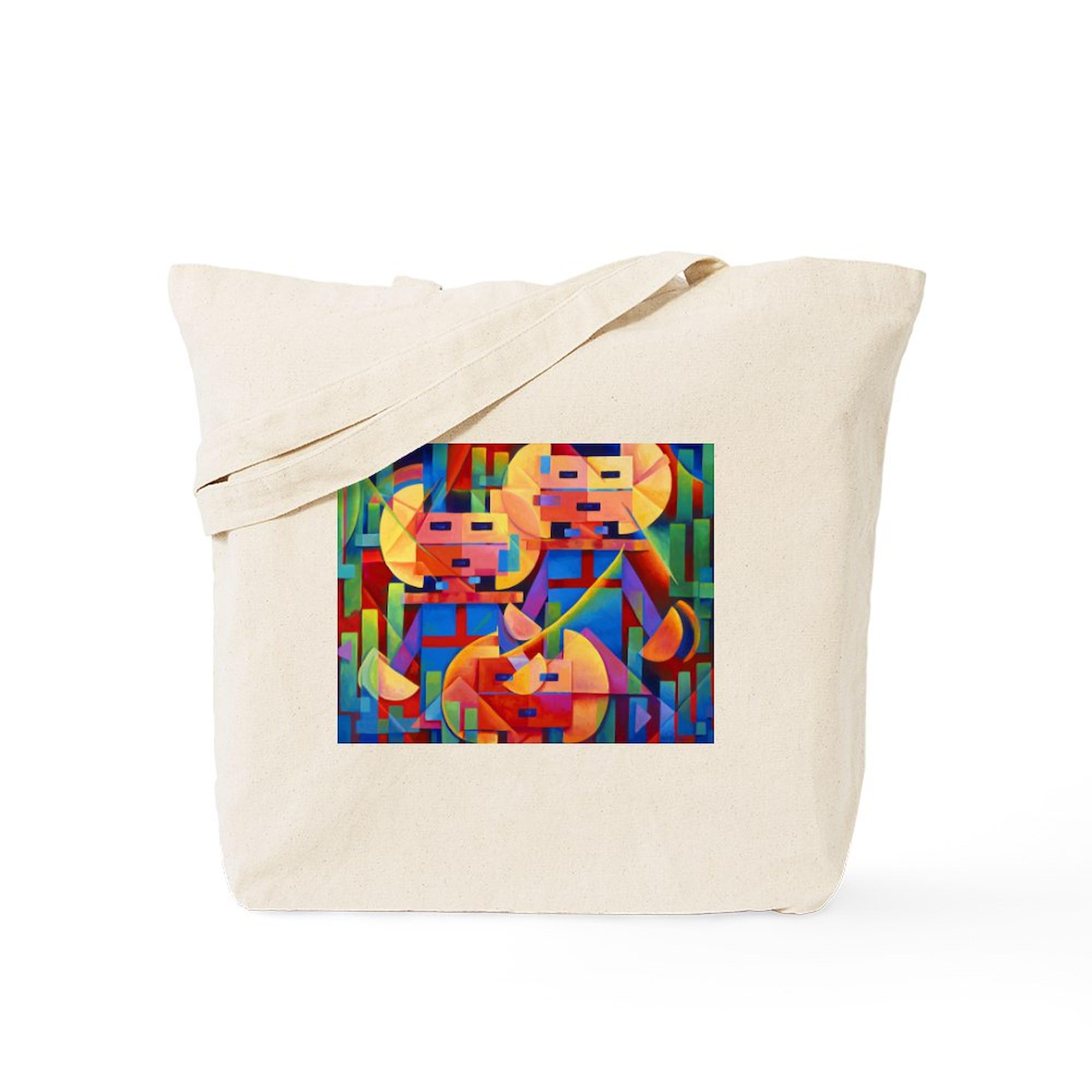 Cactus Spirits' Natural Canvas Tote Bag - Eco-Friendly Reusable Shopping Bag for Groceries, Beach & Daily Use | CafePress