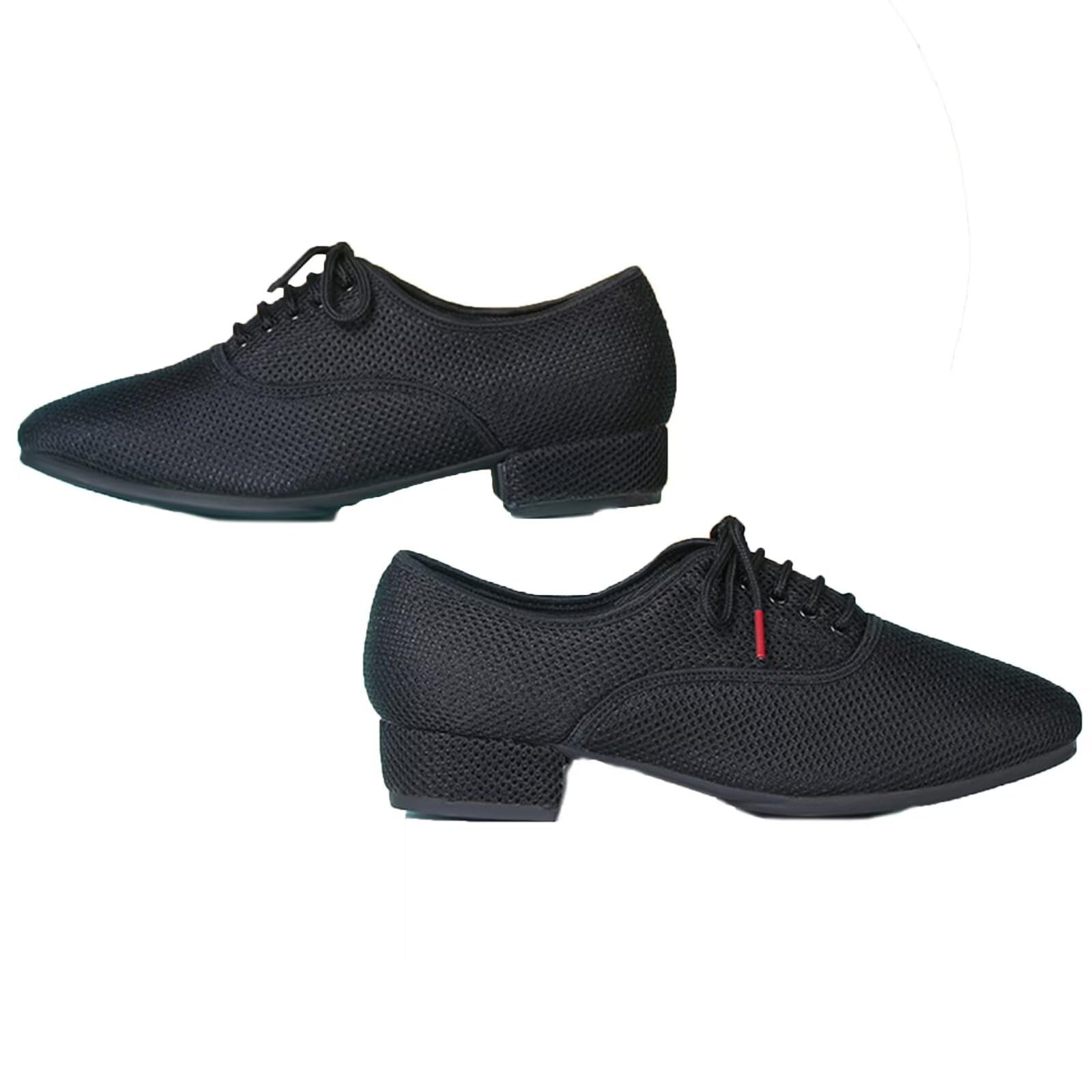 HusSeN Men's Professional Ballroom Dance Shoes - Lace-up Salsa, Tango, Modern Dance Shoes for Performance, Practice & Teaching - Perfect for Competitions, Social Dancing & Studio Classes