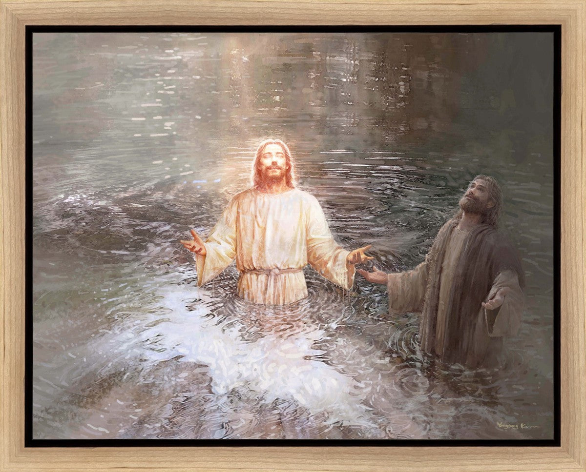 Son of God Gallery Wrap Canvas - Religious Wall Art for Home & Church Decor - Perfect for Living Room, Bedroom & Worship Spaces