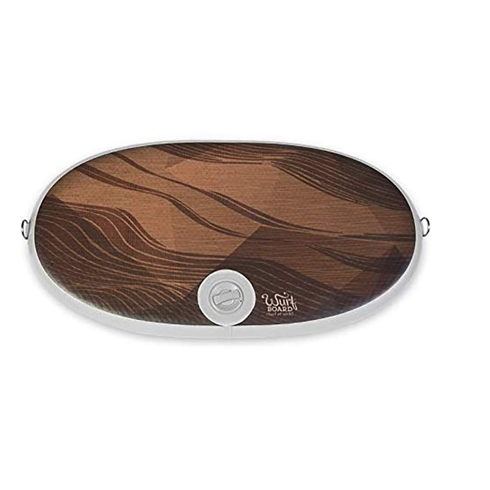 JumpSport Wurf Board - Santa Cruz & Maui Style Curved Air-Spring Anti-Fatigue Mat for Standing Desk | Ergonomic Stress Relief & Motion Comfort | Perfect for Office, Home Workspace & Active Sitting