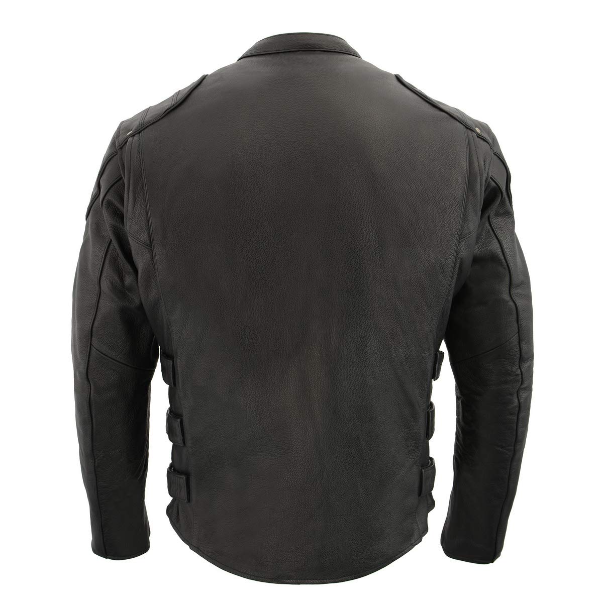 Milwaukee Men's Motorcycle Jacket - Durable Leather Biker Jacket for Riding & Outdoor Adventures - Perfect for Motorcycle Enthusiasts & Casual Wear