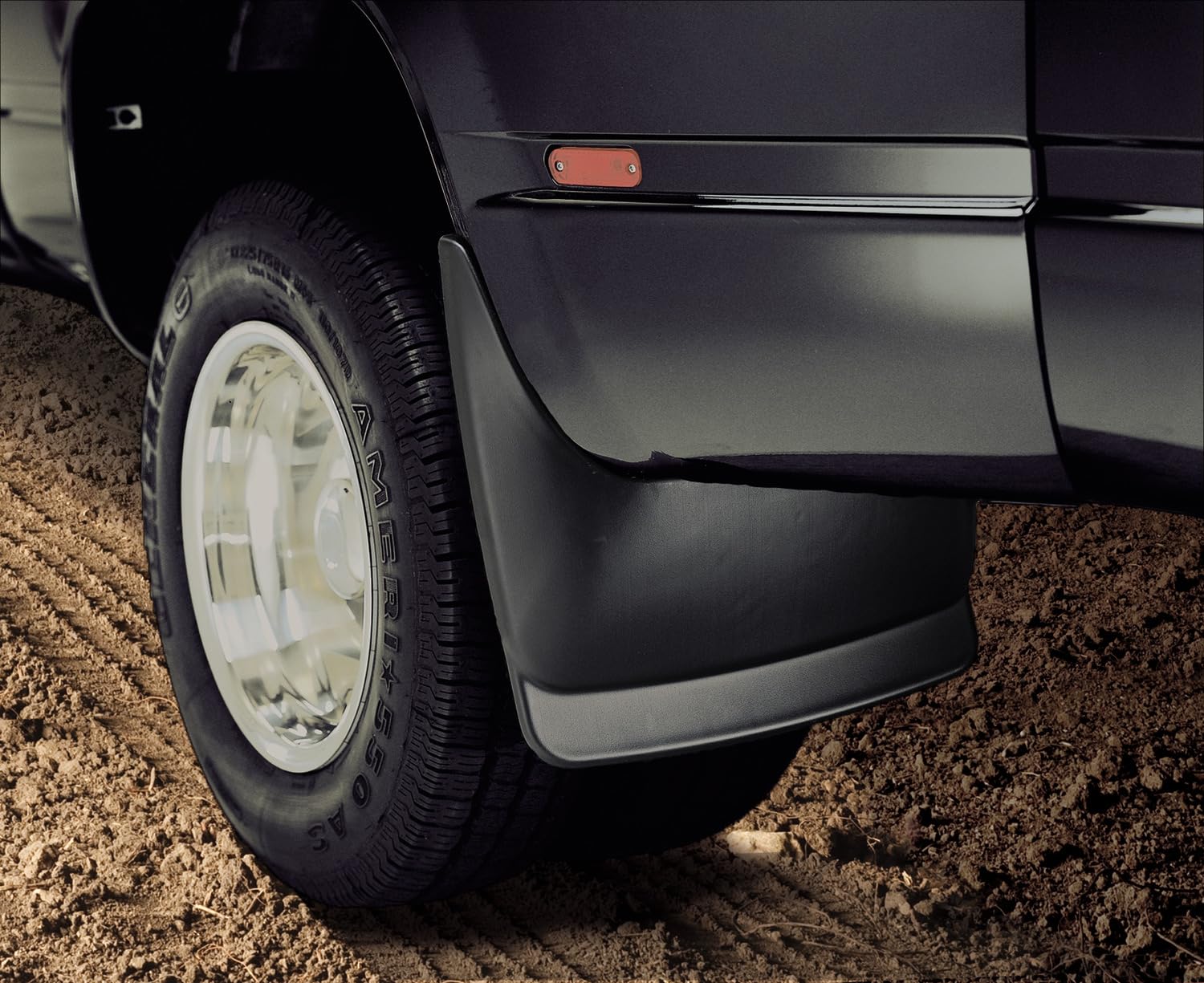 Husky Liners Rear Mud Guards for 2007-2014 Chevy Silverado/GMC Sierra 3500 DRW - Black 2-Piece Set (57841) | Heavy Duty Protection Against Splash & Debris | Perfect for Off-Roading & Winter Driving