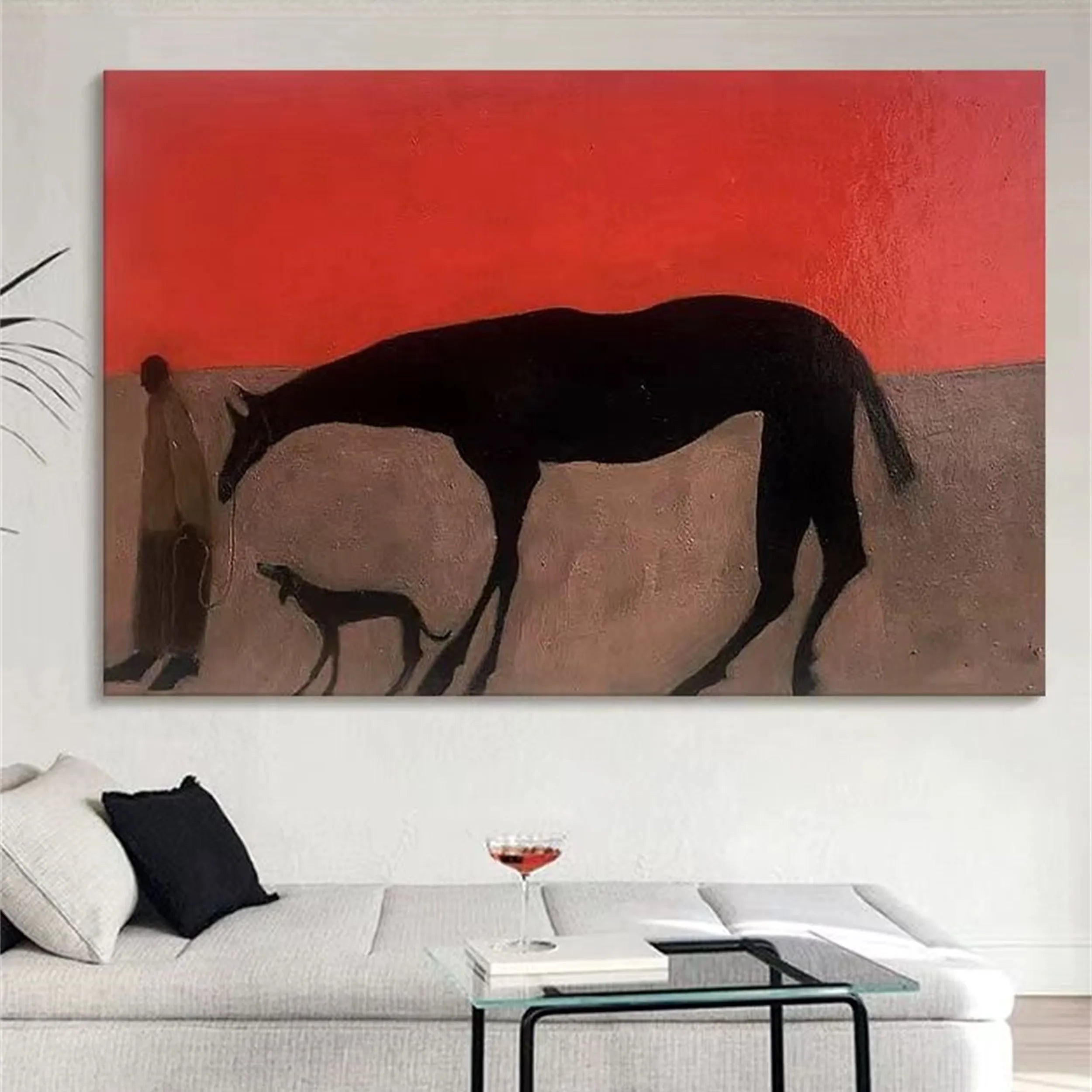 Animal Art Painting #AP025 - Handmade Wildlife Canvas Art for Home & Office Decor | Perfect for Living Room, Bedroom, or Gift