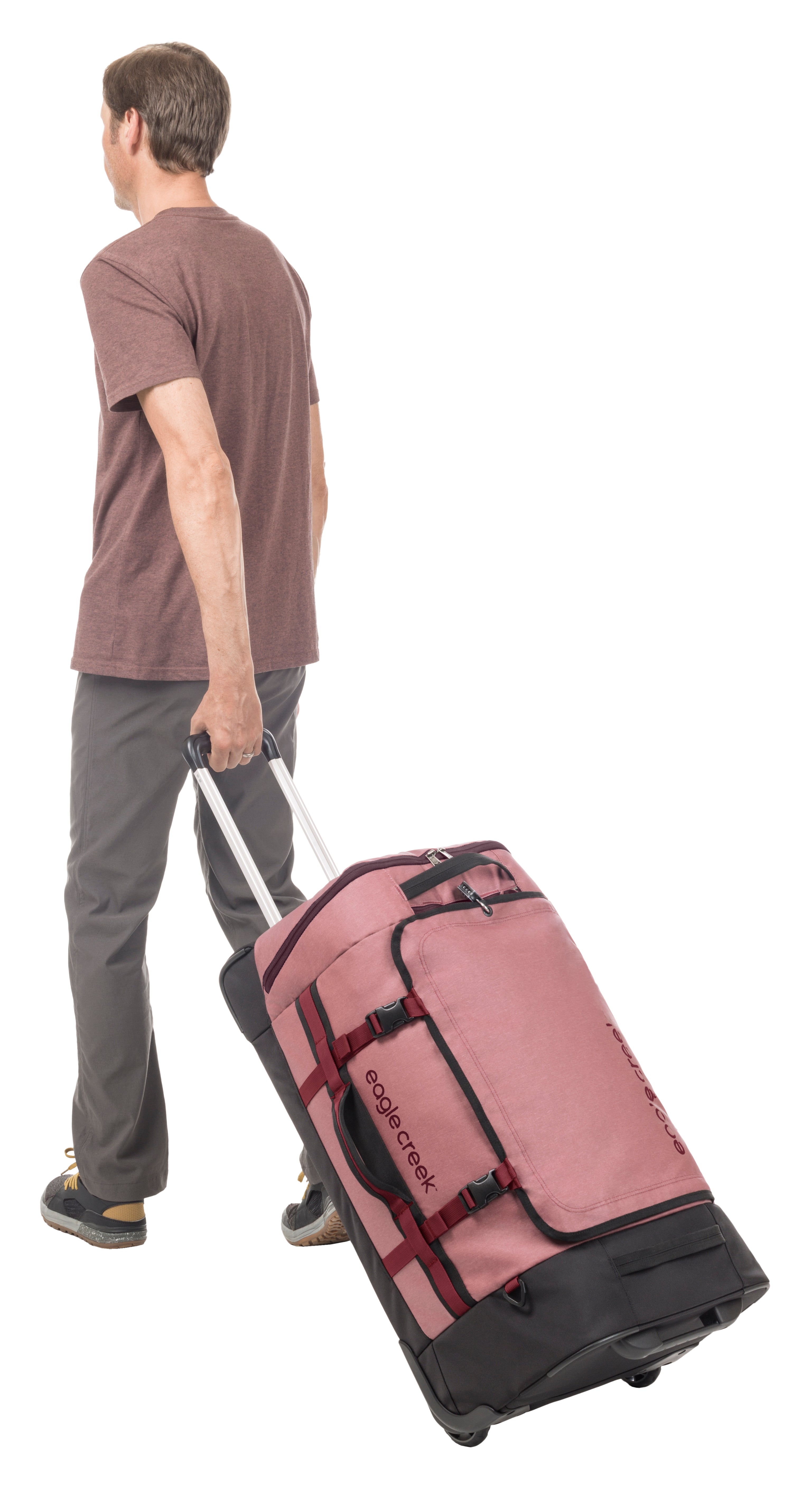 Eagle Creek Cargo Hauler XT Wheeled Duffel Bag 90L/29 Inch - Safari Brown | Large Travel Duffle for Adventure, Camping & Airplane Checked Luggage