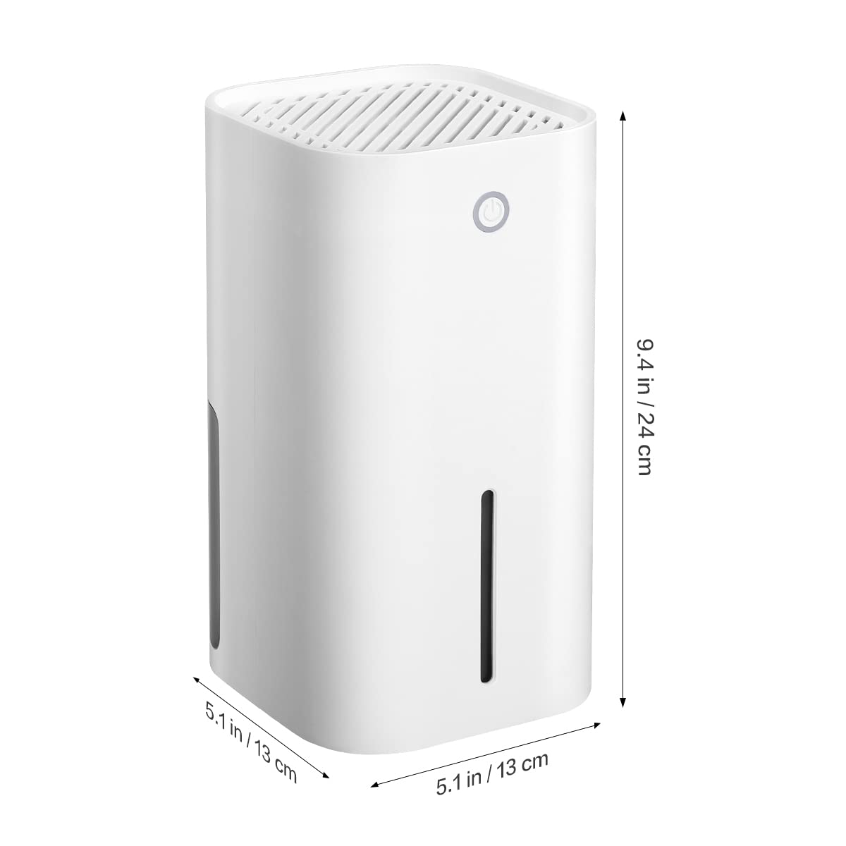 Garneck Mini Portable Dehumidifier with LED Indicator - Auto Shut Off for Home, Bedroom, Basement & Closet - Compact Moisture Absorber for Damp Spaces