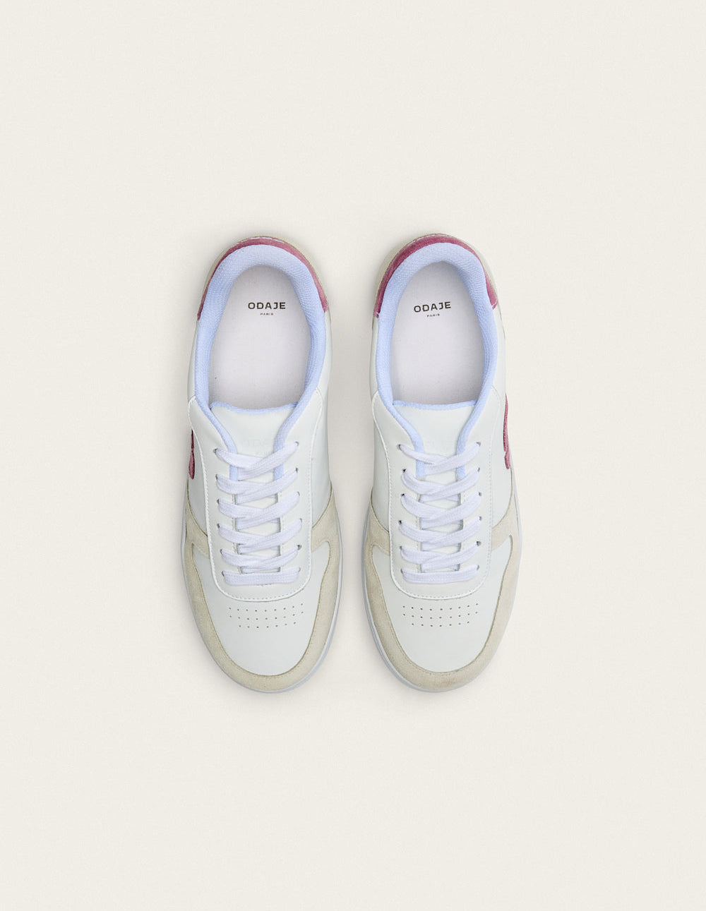 Marilou Low Baskets in White, Gray & Lilac - Stylish & Comfortable for Casual Wear, Work & Everyday Use