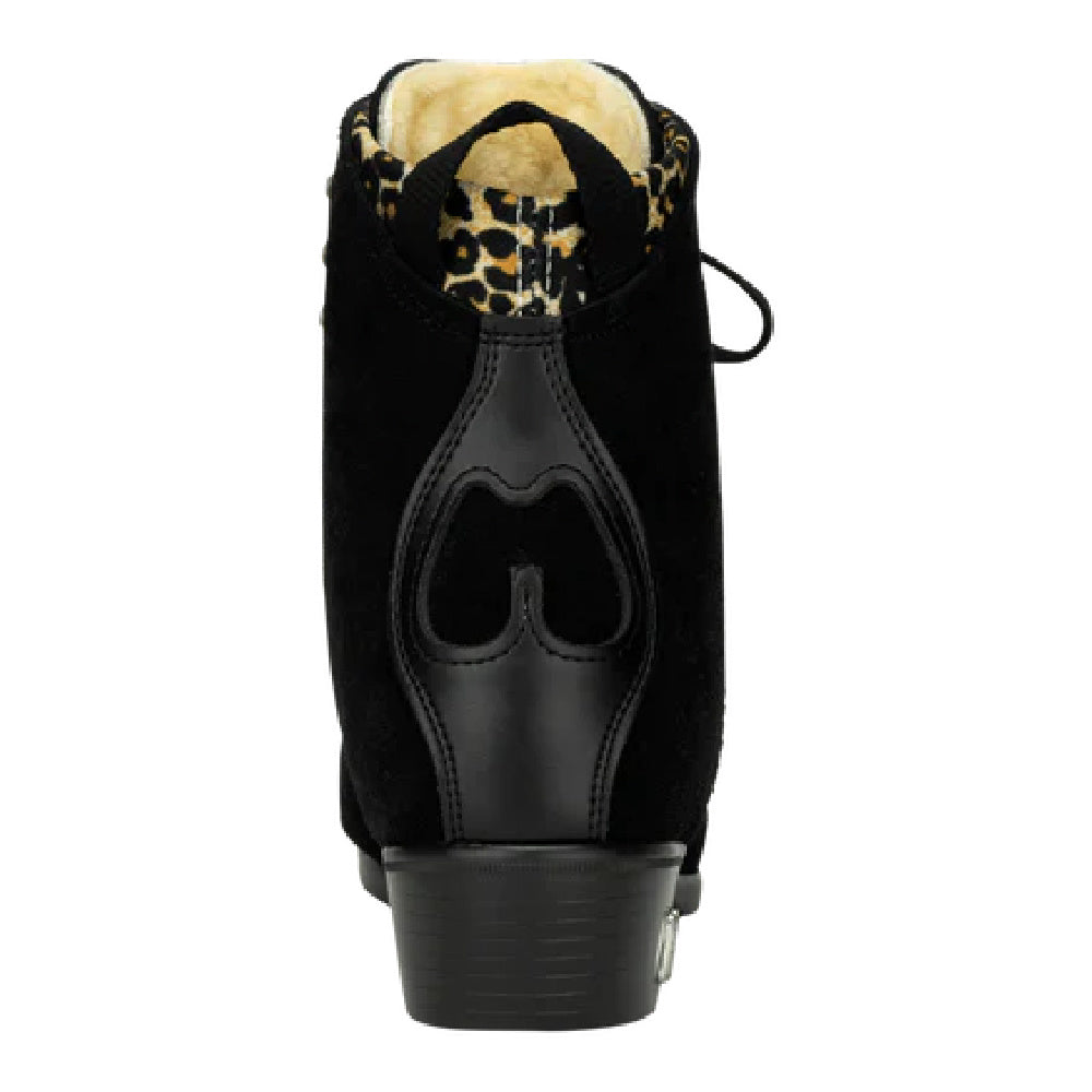 Moxi Jack 2 Black Roller Skate Boot - Premium Quad Skates for Artistic & Derby Skating - Perfect for Indoor Rinks & Outdoor Trails