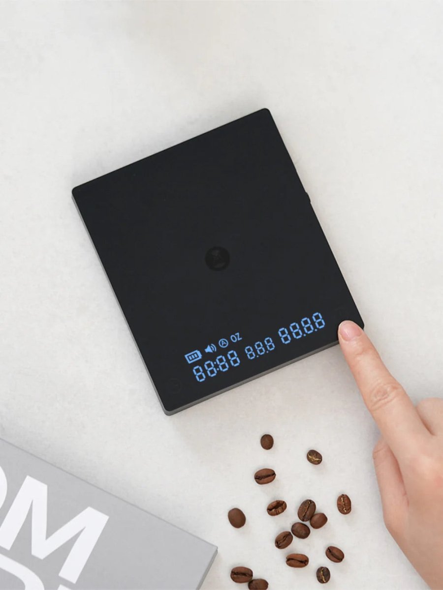 Timemore Black Mirror Mini Digital Coffee Scale - High Precision Espresso Scale with Timer, Perfect for Pour Over, French Press & Home Brewing