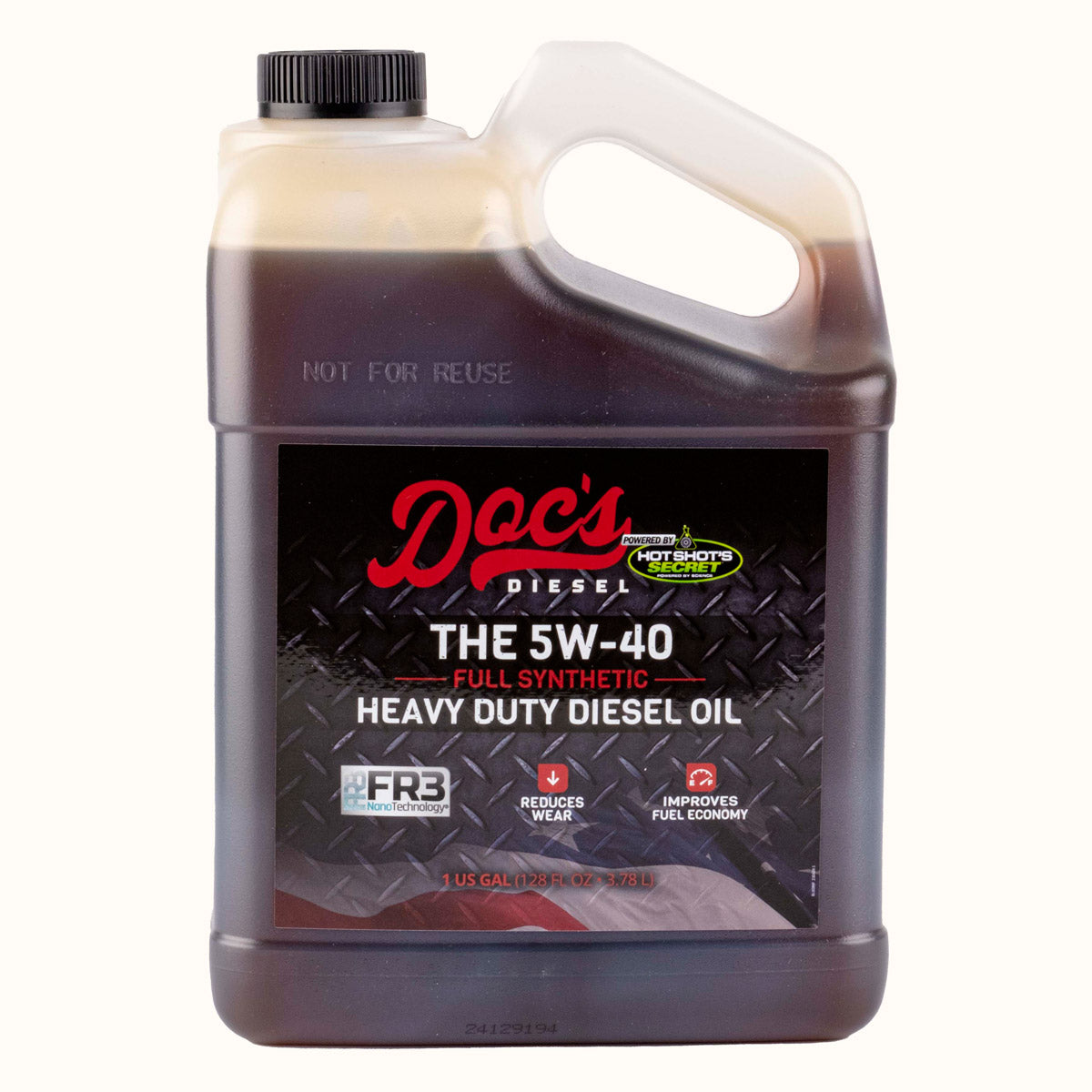 Doc's Diesel 5W-40 Full Synthetic Heavy Duty Diesel Engine Oil - Ideal for Trucks, SUVs, and High-Performance Diesel Vehicles