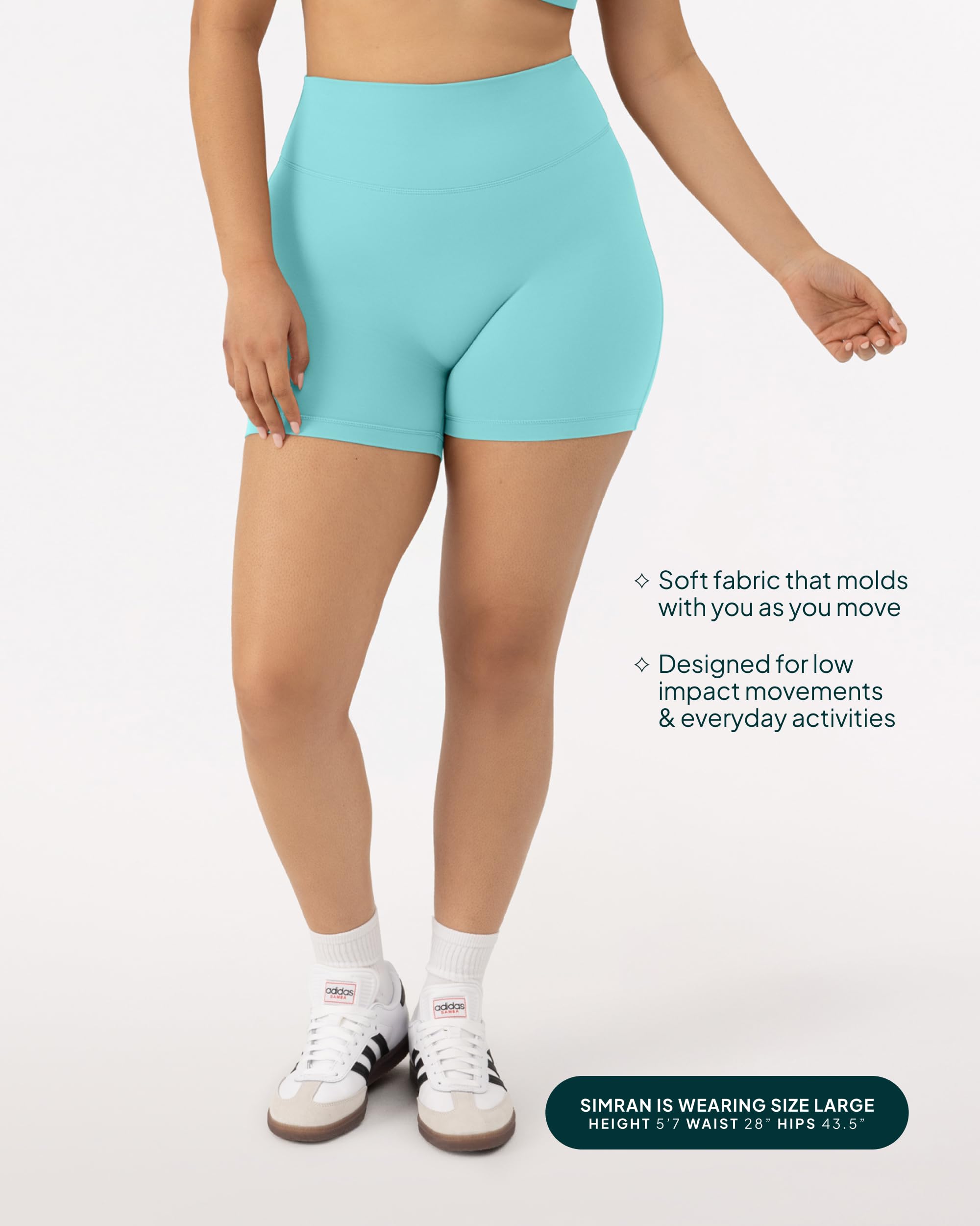 Buttery Soft High Waisted Yoga Shorts for Women - 4