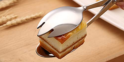 WOIWO 1-Pack Stainless Steel Food Clip - Bread, Salad & Cake Clips - Durable Kitchen Scissors Clip for Baking, Cooking & Food Storage | Perfect for Kitchen, Picnics & Meal Prep