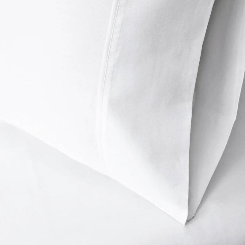 Premium 530 Thread Count 100% Egyptian Cotton Pillowcase Set of 2 - Ultra Soft & Breathable Bedding for Luxury Hotels & Home Use