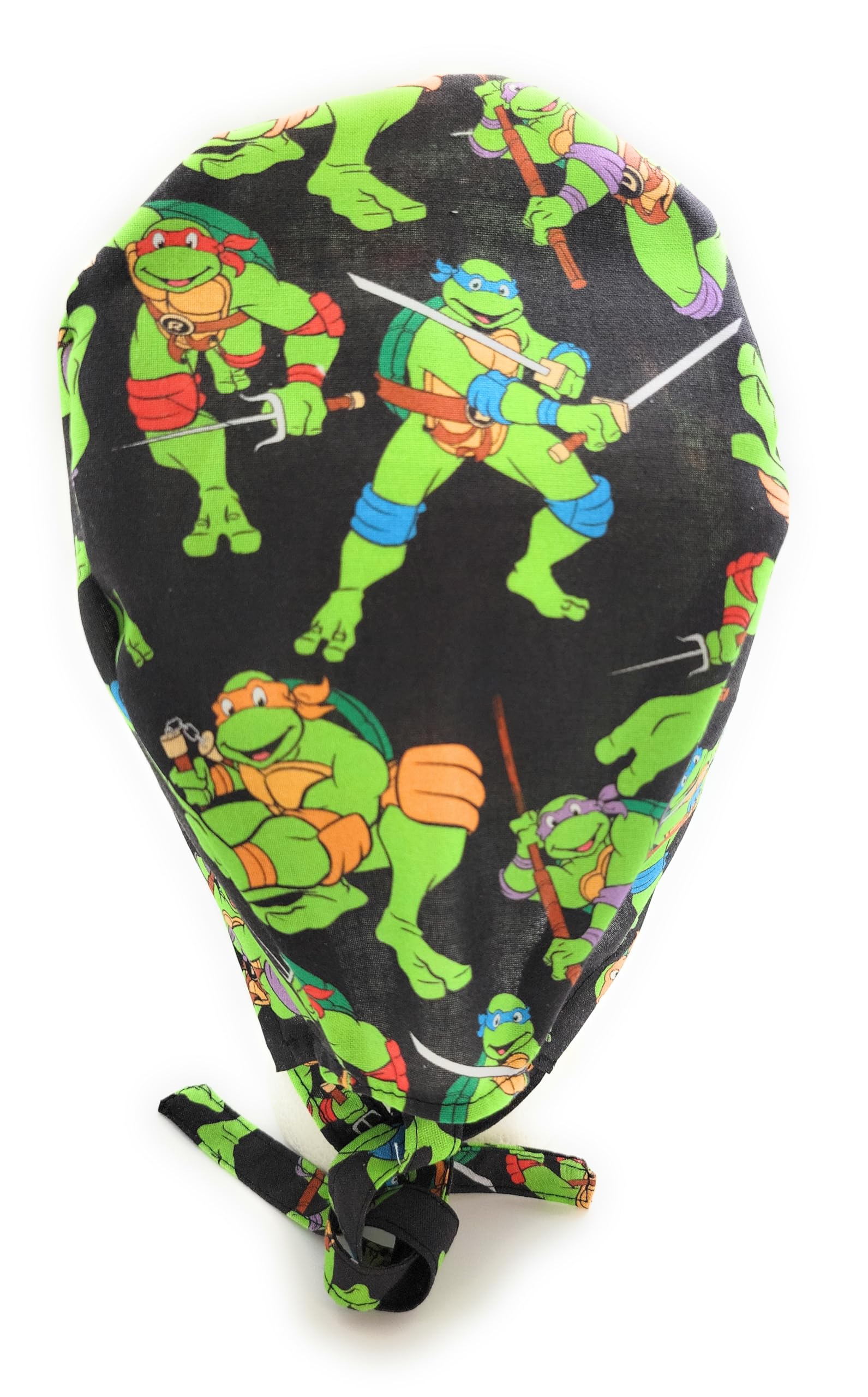 Fun Cotton Scrub Cap with TV Show & Sci-Fi Movie Cartoon Characters - Multi-Color Do-Rag for Nurses, Doctors & Medical Professionals - Perfect for Hospitals, Clinics & Cosplay