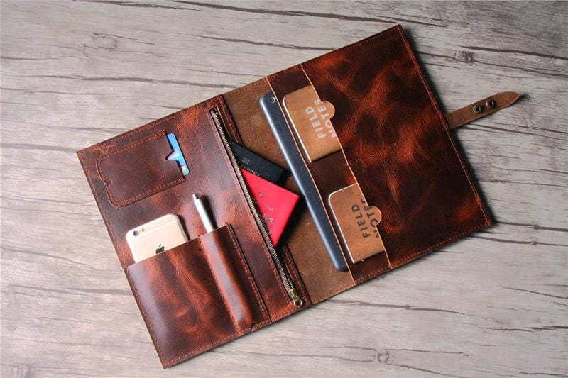 Premium Genuine Leather 14 Inch Laptop Sleeve for Lenovo - Protective Case for Yoga, ThinkPad, IdeaPad - Perfect for Work, Travel & School Accessories