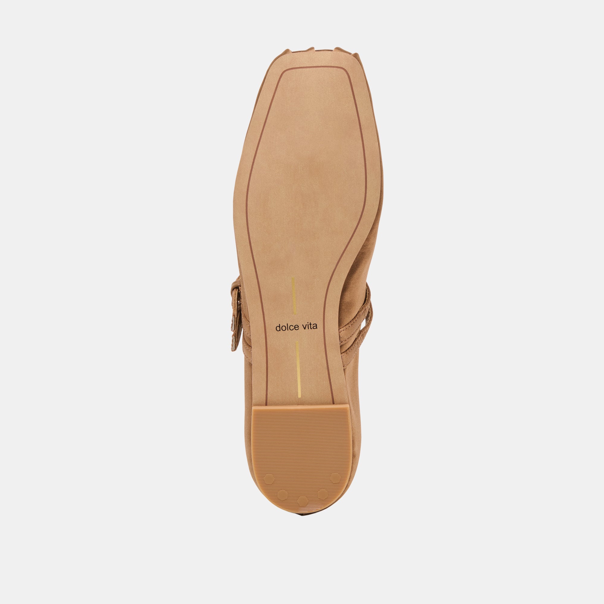 GIBSEN Women's Ballet Flats - Mid Brown Satin Shoes for Comfort & Style | Perfect for Work, Casual Wear & Special Occasions
