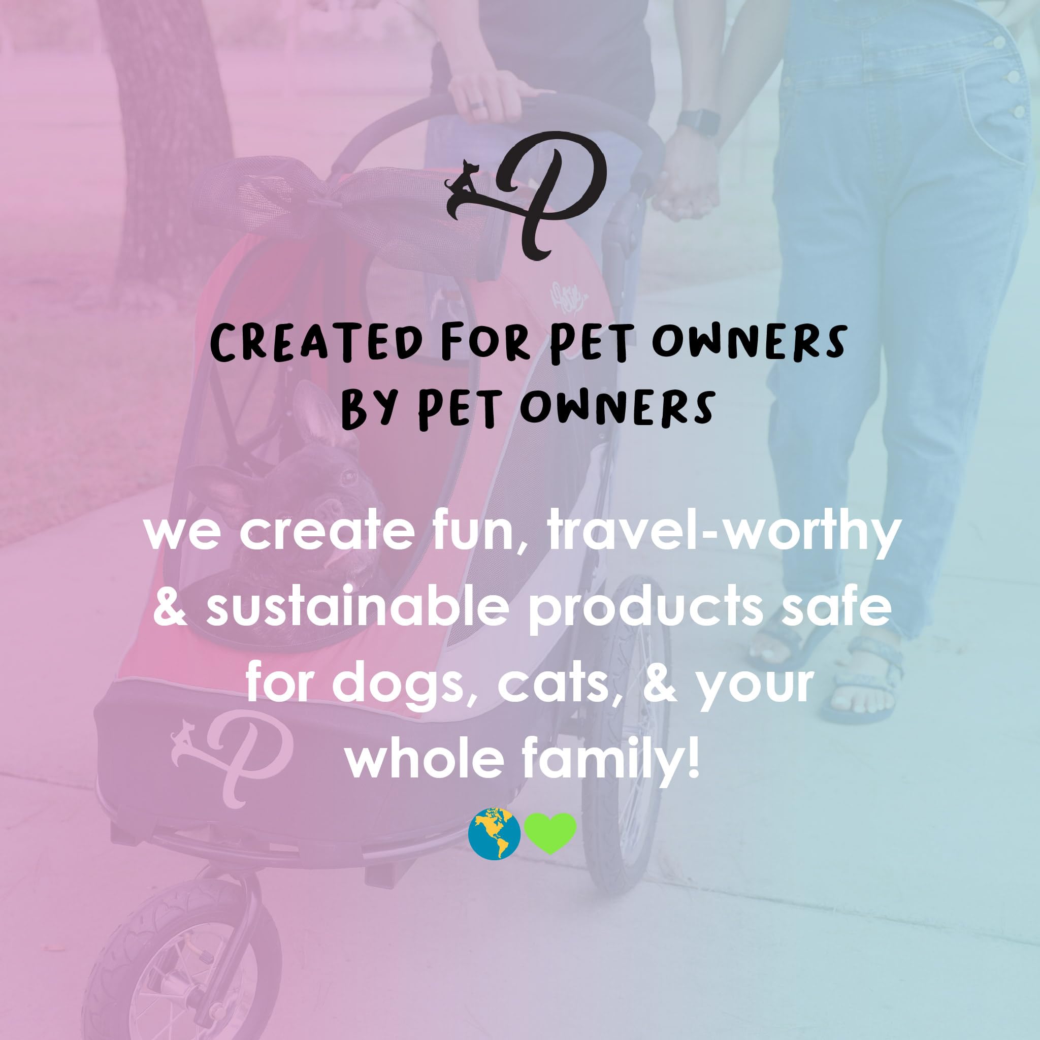 PETIQUE Double Decker Pet Stroller - 11.53lb Teal for Small Dogs & Cats