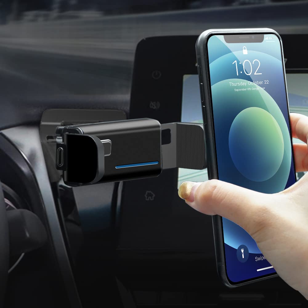360° Rotating Car Phone Holder for Toyota Camry 2020-2023 - Adjustable Air Vent & Dashboard Mount Compatible with All Smartphones (Electric Clamping) - Perfect for GPS Navigation & Hands-Free Driving