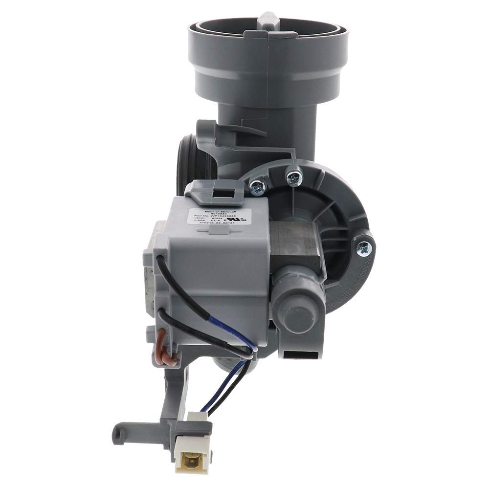 Whirlpool Washing Machine Drain Pump W10425238 - Compatible with Amana, Crosley (Fits Models 7MW, NFW, WFW, CFW) - Replacement Part for Efficient Water Drainage in Laundry Rooms