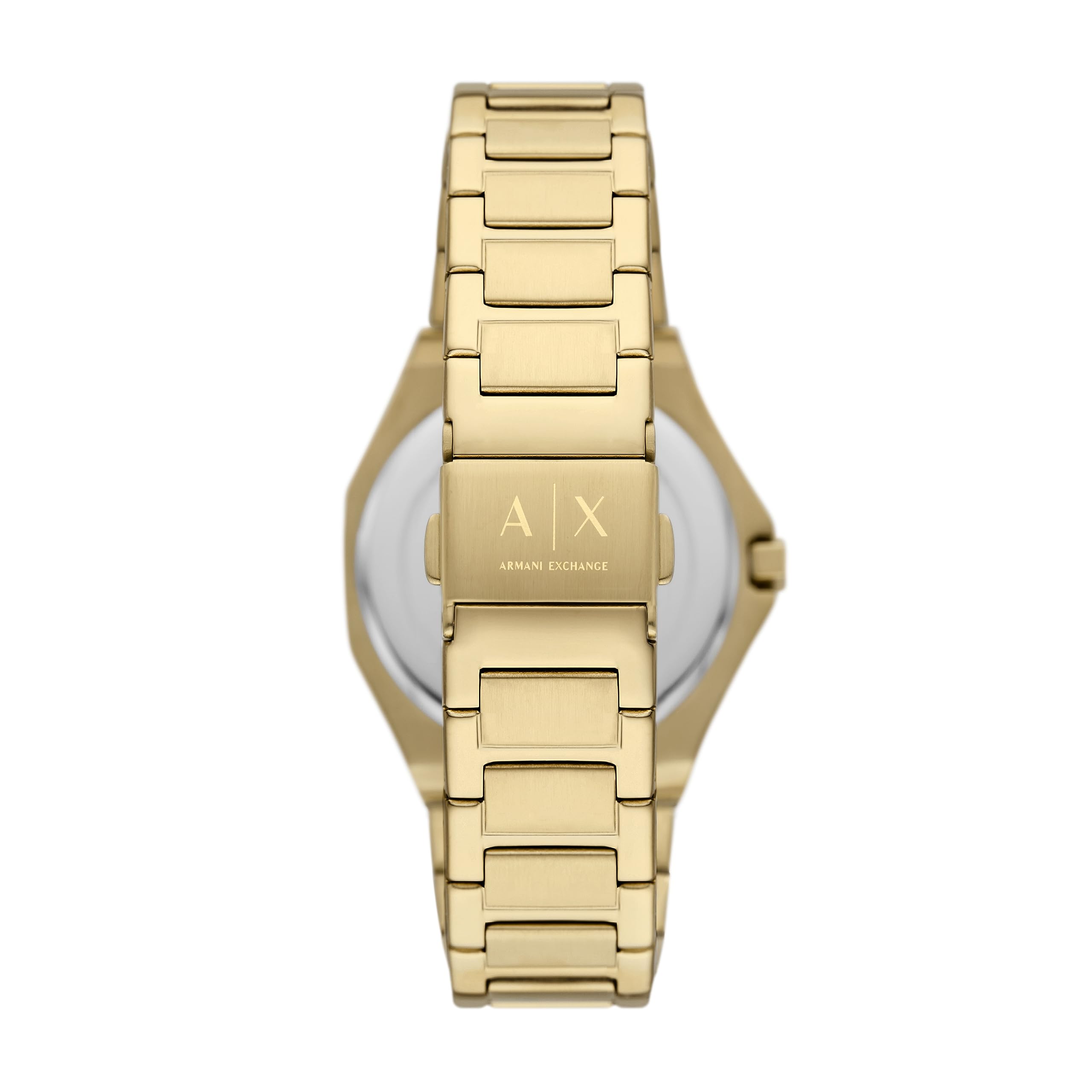 Armani Exchange Women's Octagonal Three-Hand Watch - Stainless Steel or Silicone Band | Fashionable & Elegant Timepiece for Everyday Wear, Office & Special Occasions
