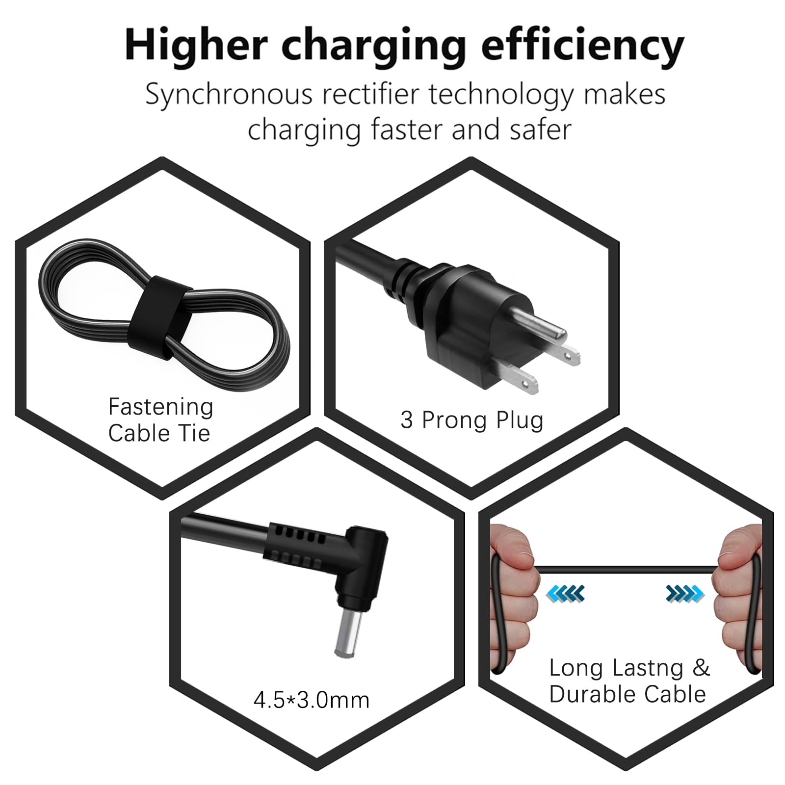 330W AC Power Adapter Charger for HP OMEN 17 Gaming Laptop (Compatible with 17-ck1111nr, 17-ck1020nr, 17-ck0000, 17-ck1021nr, 17-cm2047nr, 17-ck1010nr, TPN-DA60) - Replacement Charger for OMEN 7 Plus & 9 Plus Laptops - Perfect for Gaming, Streaming & Heavy Workloads