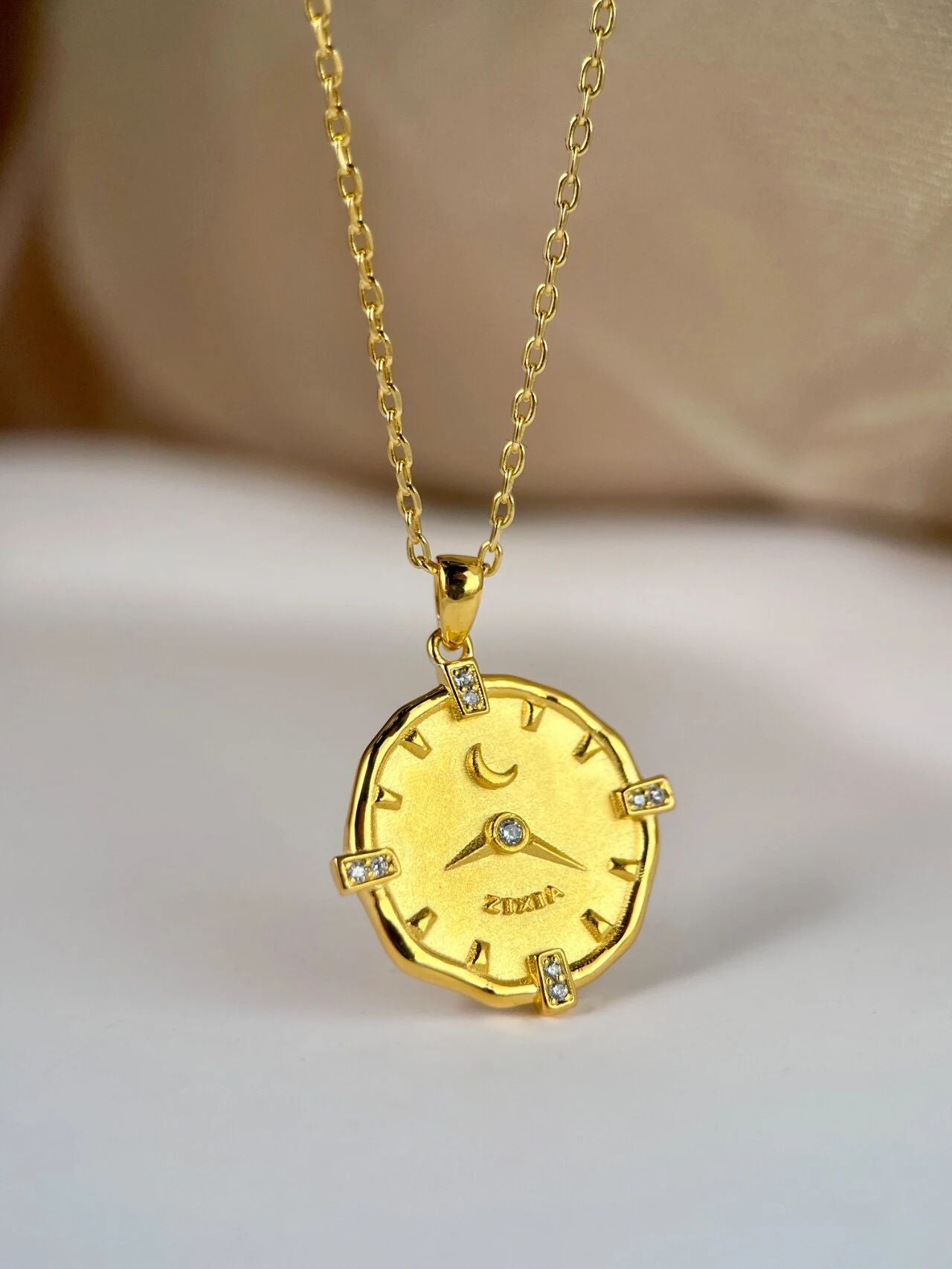 Solid Gold Baby Footprint Necklace - Personalized Keepsake Jewelry for Moms - Perfect for Mother's Day, Baby Showers & Newborn Gifts