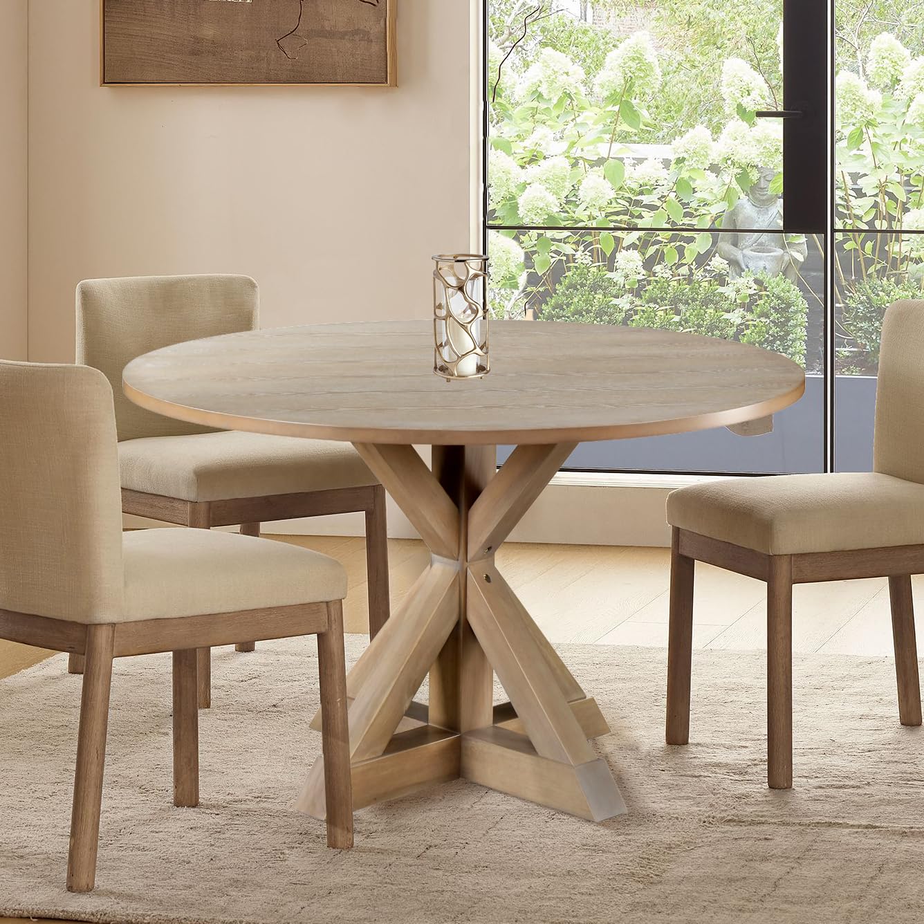 Rustic Farmhouse Dining Table - 47