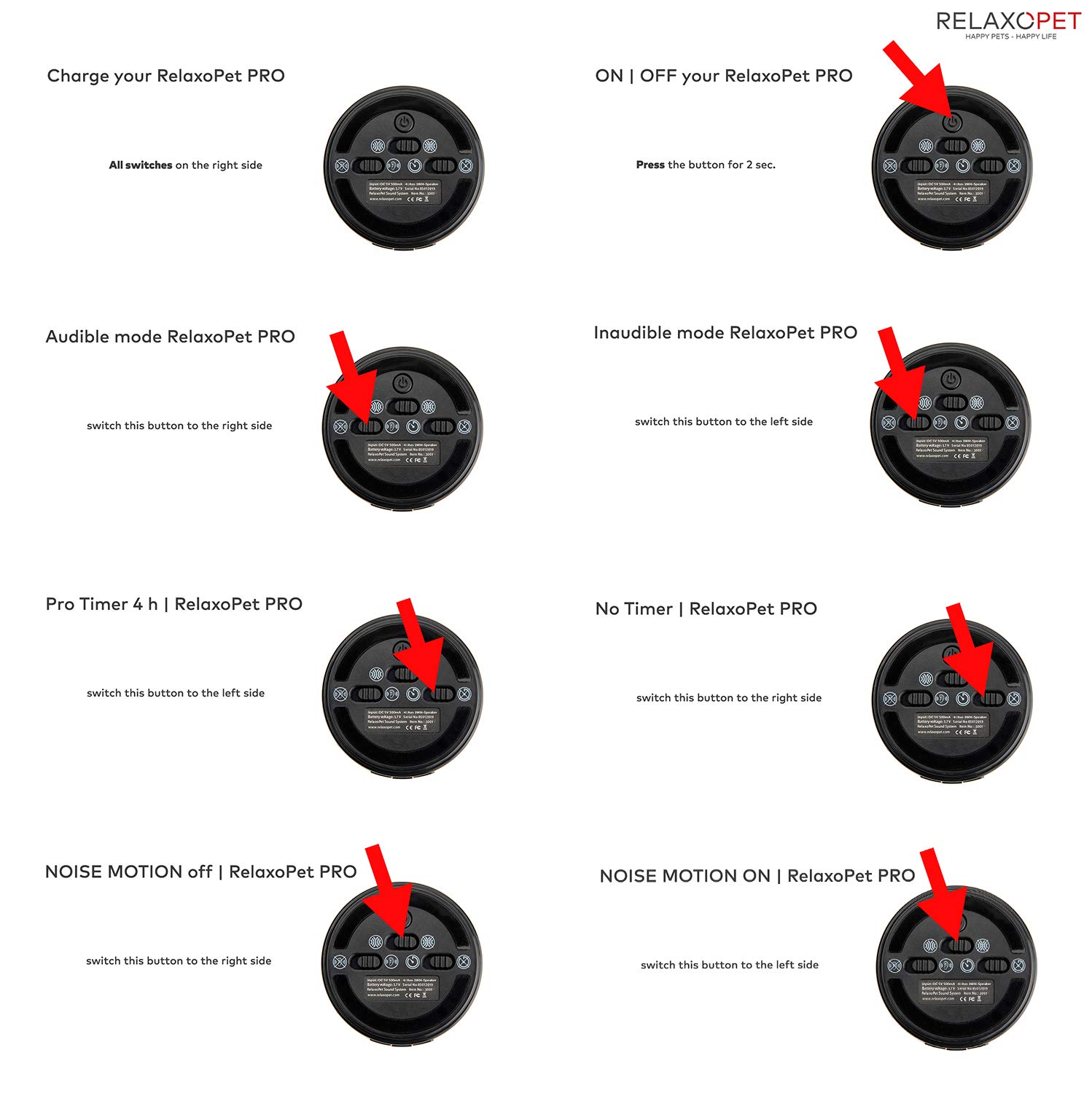 PRO Glam Cat Anxiety Relief Device - Calming Trainer for Cats to Reduce Stress, Destructive Behavior, Spraying & Scratching | Subliminal Relaxation Technology for Anxious Pets - Perfect for Vet Visits, Travel & Multi-Cat Households