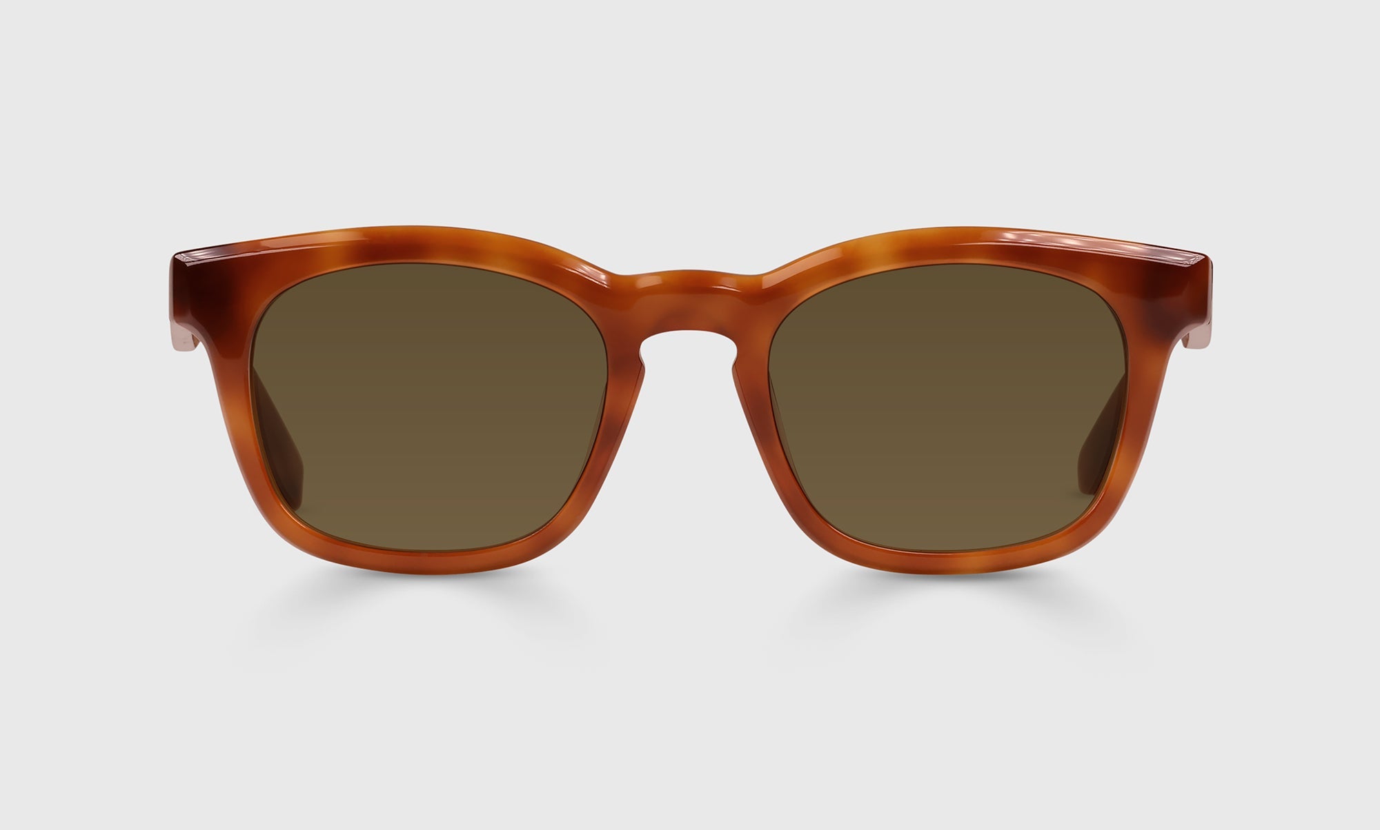 Humble Narrator Color 04 Caramel Tortoise Glasses for Women & Men - Stylish Front & Temple Frames for Reading, Fashion & Everyday Wear