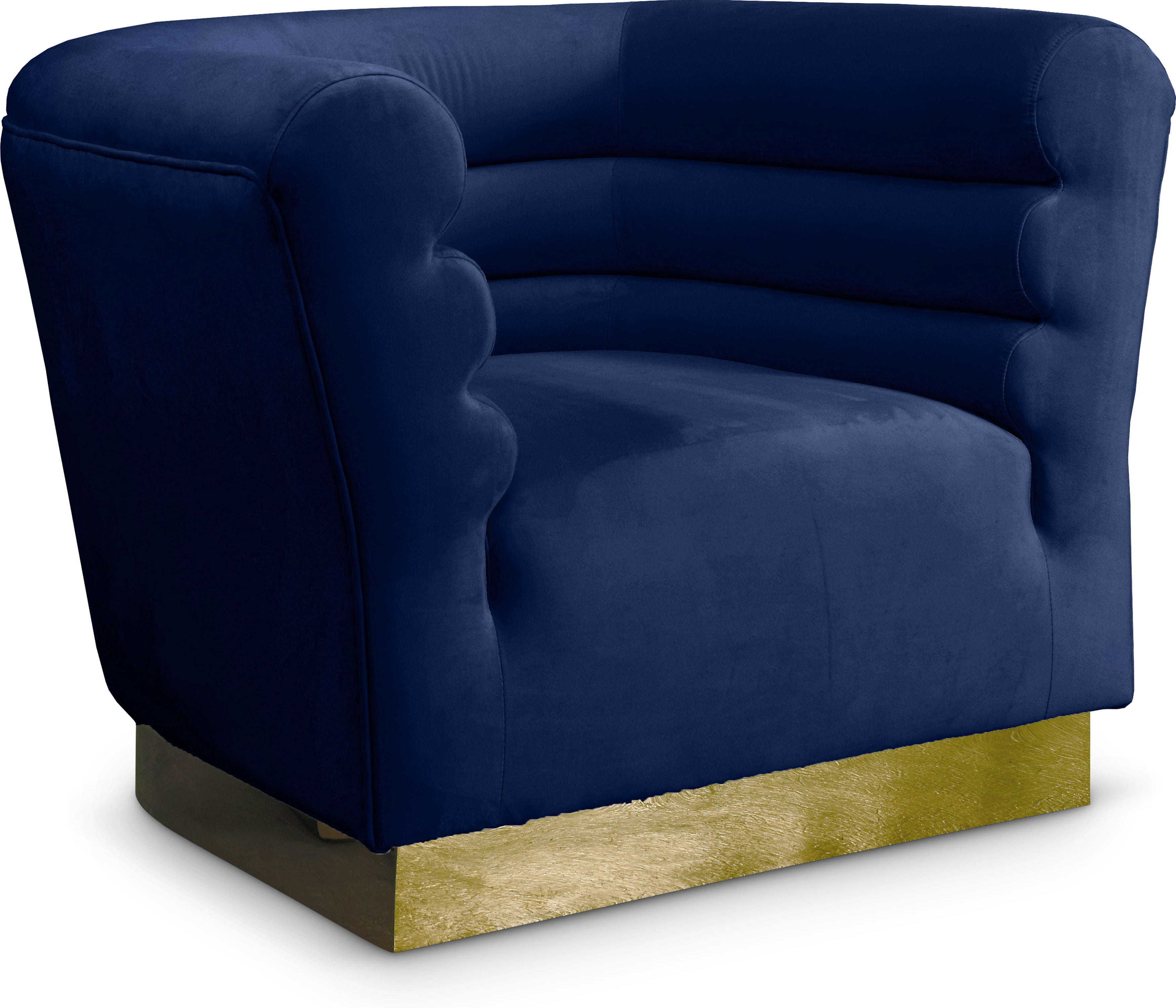 Bellini Velvet Chair - Modern Accent Armchair for Living Room, Bedroom & Office - Plush Upholstered Lounge Chair with Sturdy Metal Legs - Perfect for Home Decor, Reading Nook or Cozy Corner