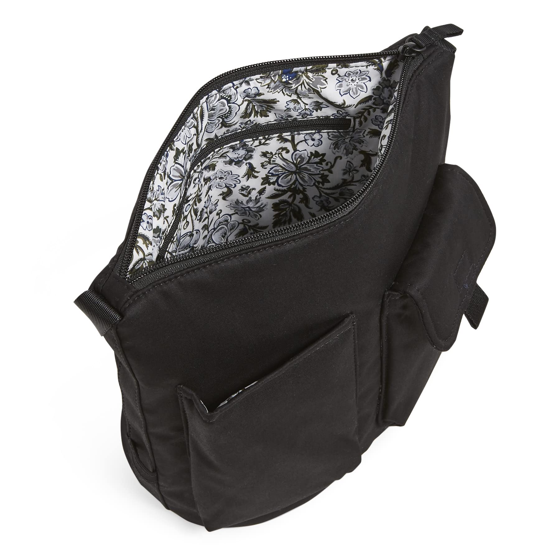 Vera Bradley Women's Cotton Utility Bucket Crossbody Purse - Stylish & Functional Shoulder Bag for Everyday Use, Travel & Shopping