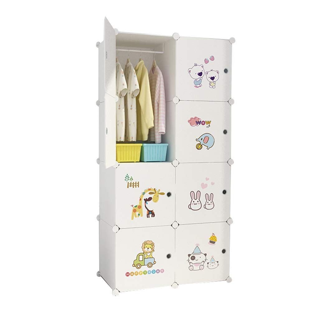 Extra Large Kids Toy Storage Box & Clothes Organizer - Plastic Drawer Cabinet for Children's Room, Nursery, Playroom & Closet Organization